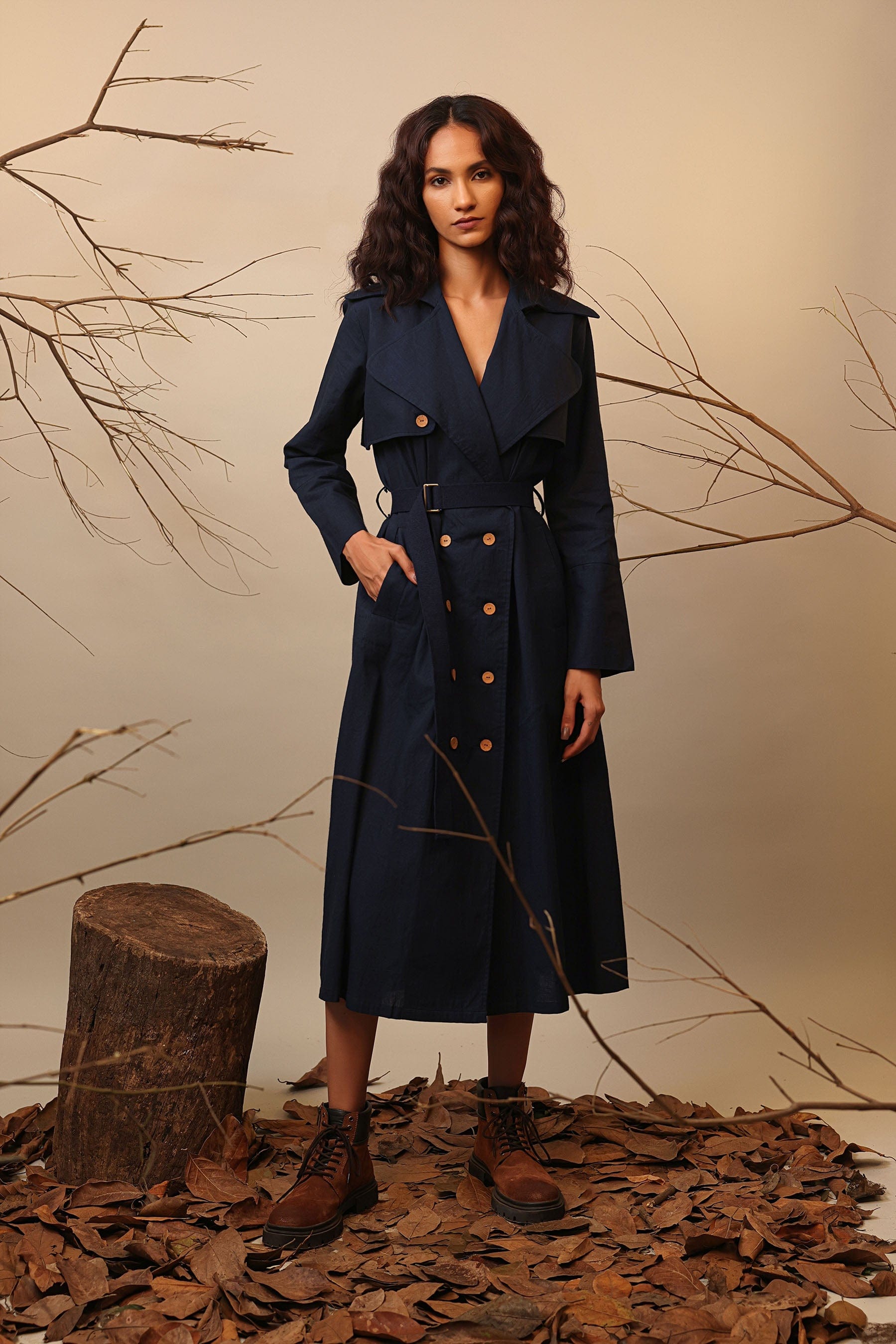 Buy Handwoven Pure Cotton Dress by MATI-Sustainable & Ethical Luxury Brand S