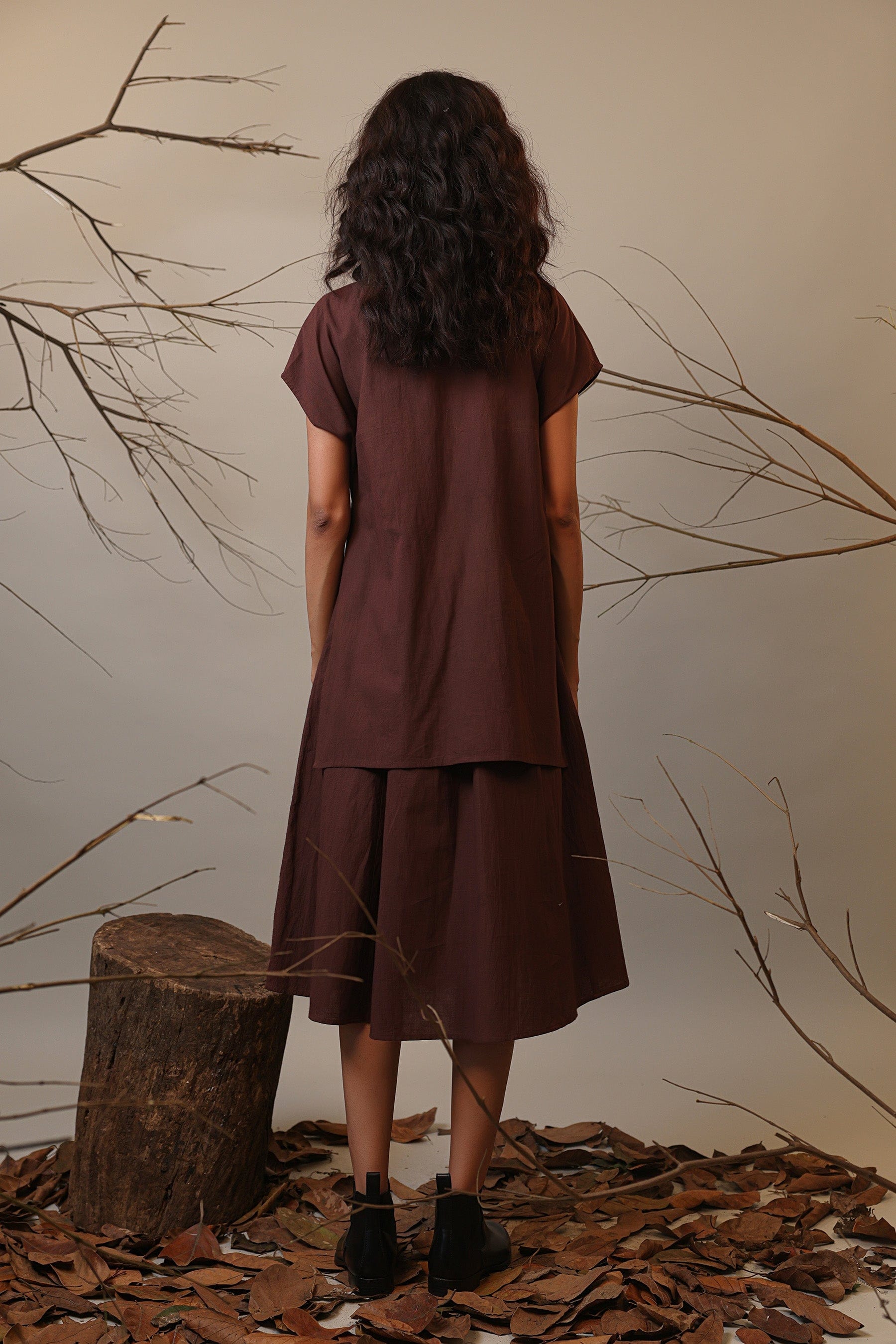 Handcrafted from Handwoven Organic Cotton. Dresses for Women by Sustainable Fashion Designer Clothing Label MATI