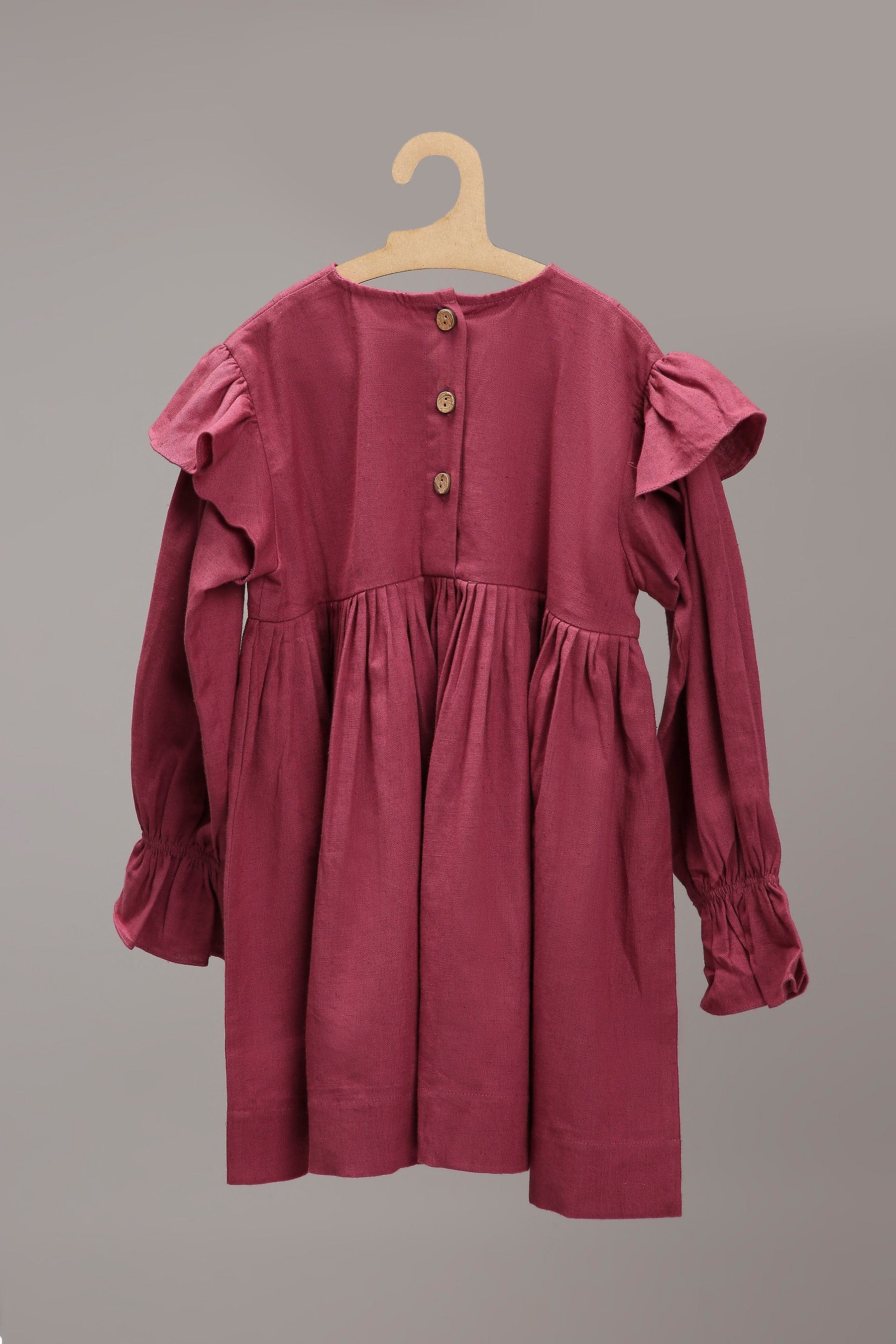 Mati DRESSES 0-6 months Mini MATI Girls Baliza Mauve Dress