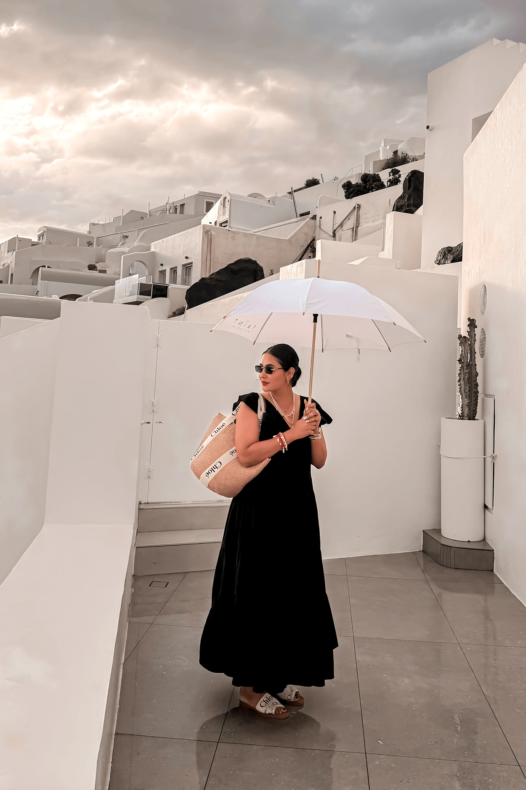 Mati Dresses Black Tiered Gown