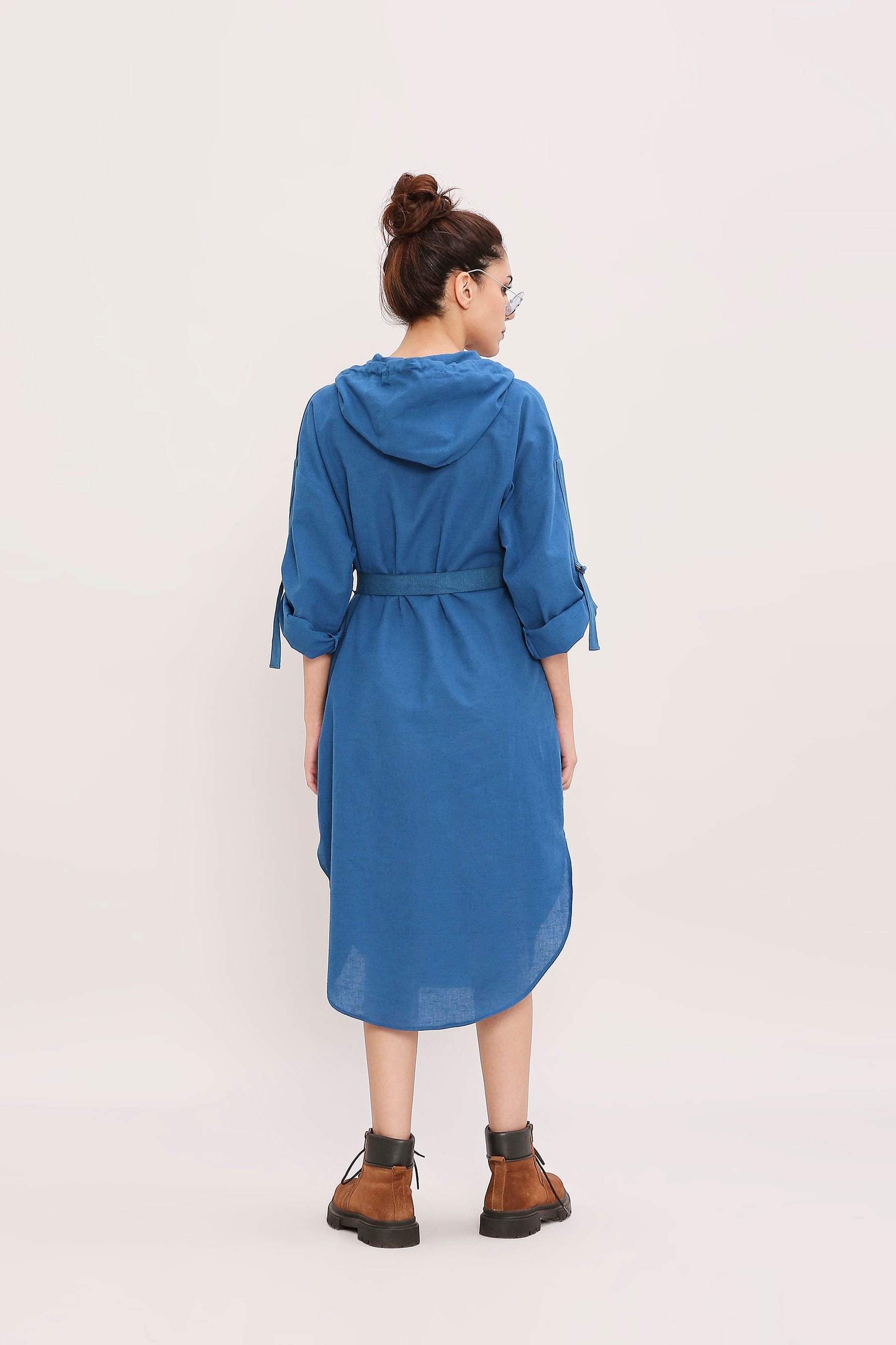 Handcrafted from Handwoven Organic Cotton. Dresses for Women by Sustainable Fashion Designer Clothing Label MATI