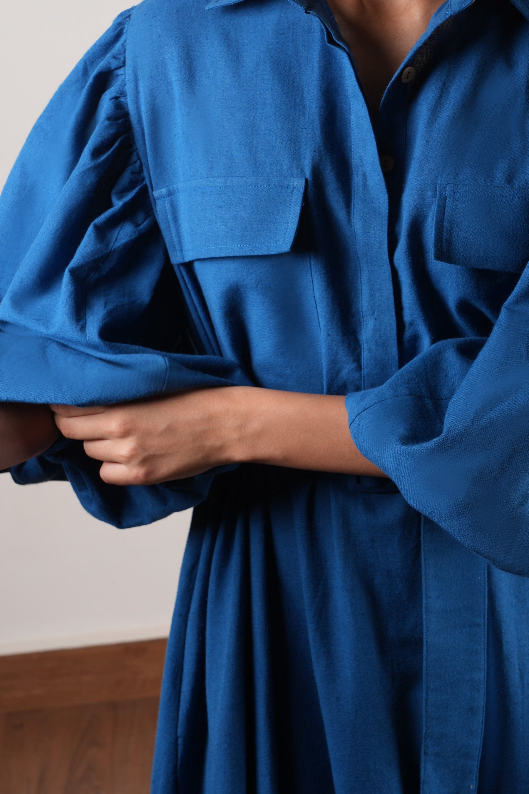 Handcrafted from Handwoven Organic Cotton. Dresses for Women by Sustainable Fashion Designer Clothing Label MATI