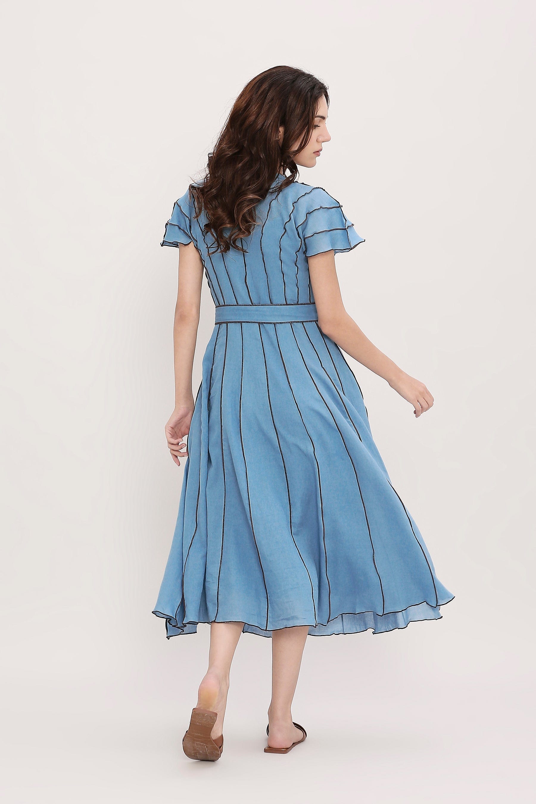 Handcrafted from Handwoven Organic Cotton. Dresses for Women by Sustainable Fashion Designer Clothing Label MATI