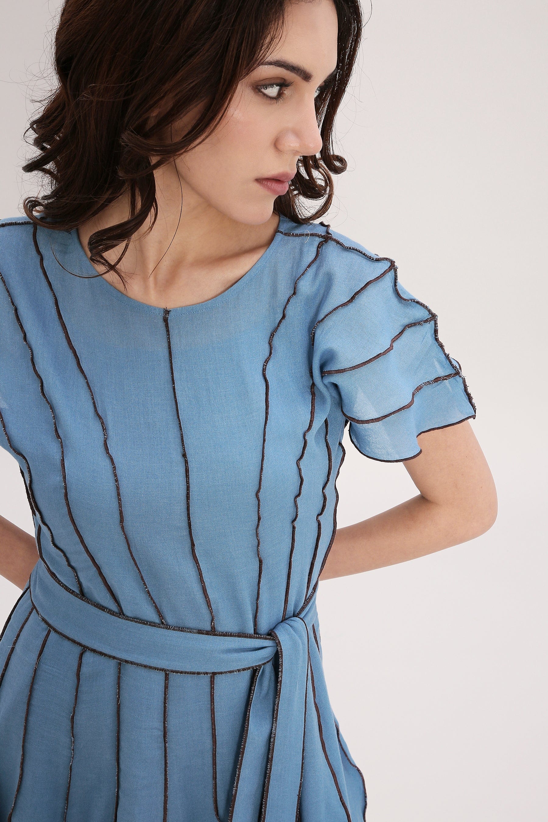 Handcrafted from Handwoven Organic Cotton. Dresses for Women by Sustainable Fashion Designer Clothing Label MATI