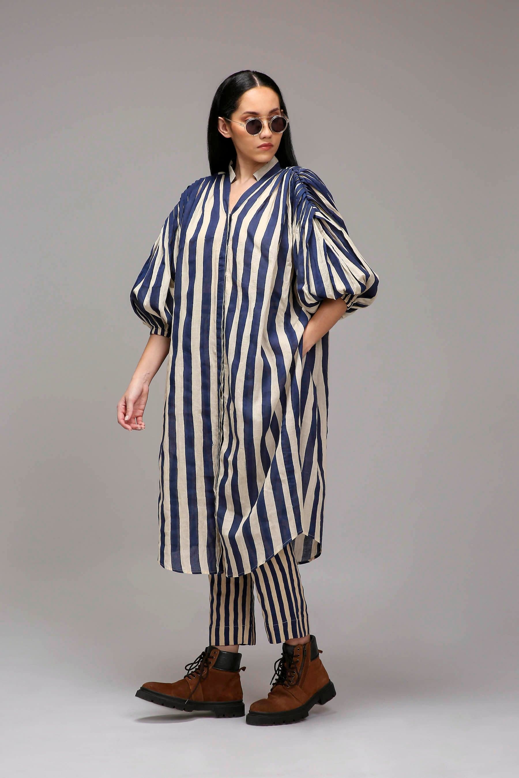 Handcrafted from Handwoven Organic Cotton Dresses for Women by Sustainable Fashion Designer Clothing Label MATI