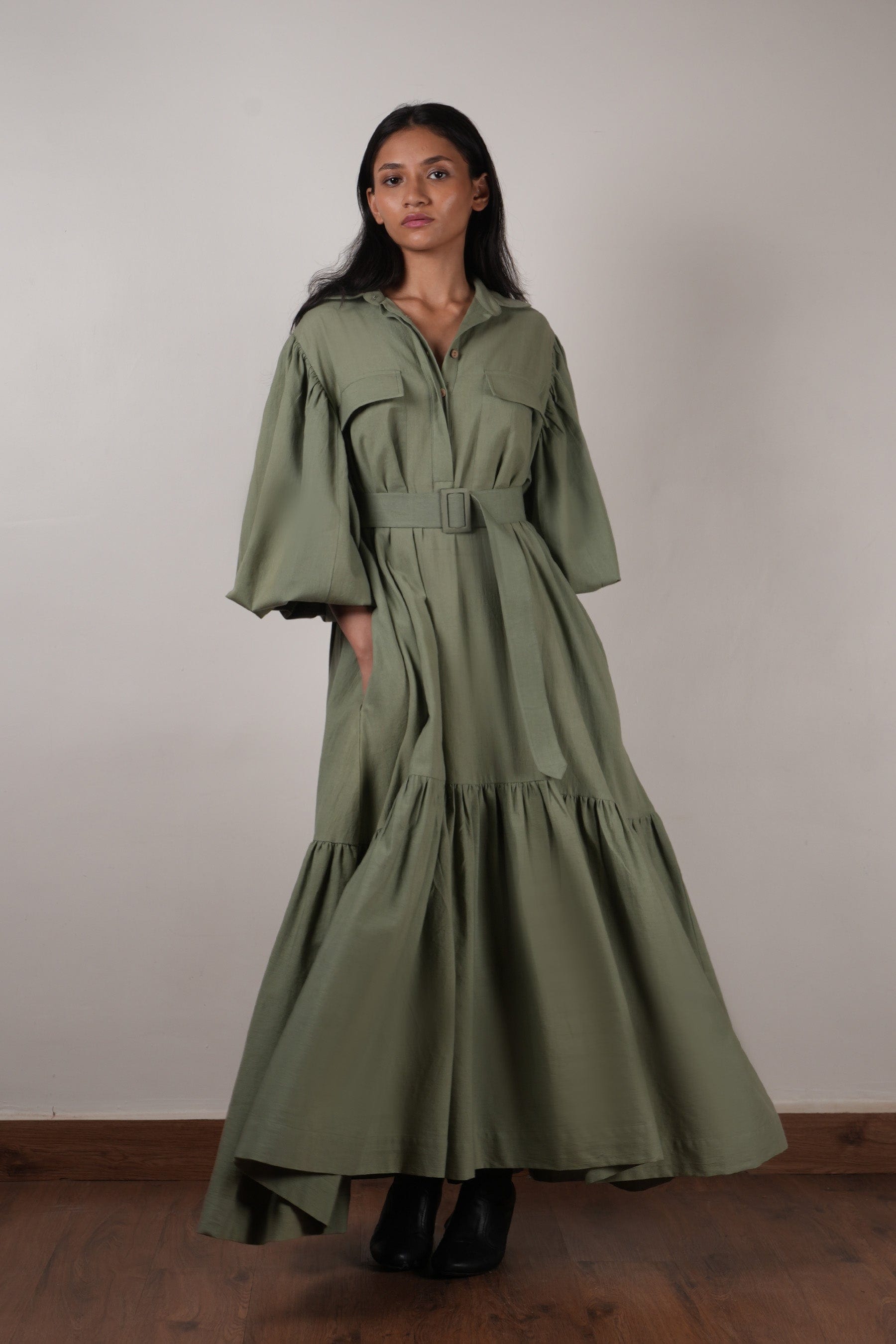Handcrafted from Handwoven Organic Cotton. Dresses for Women by Sustainable Fashion Designer Clothing Label MATI