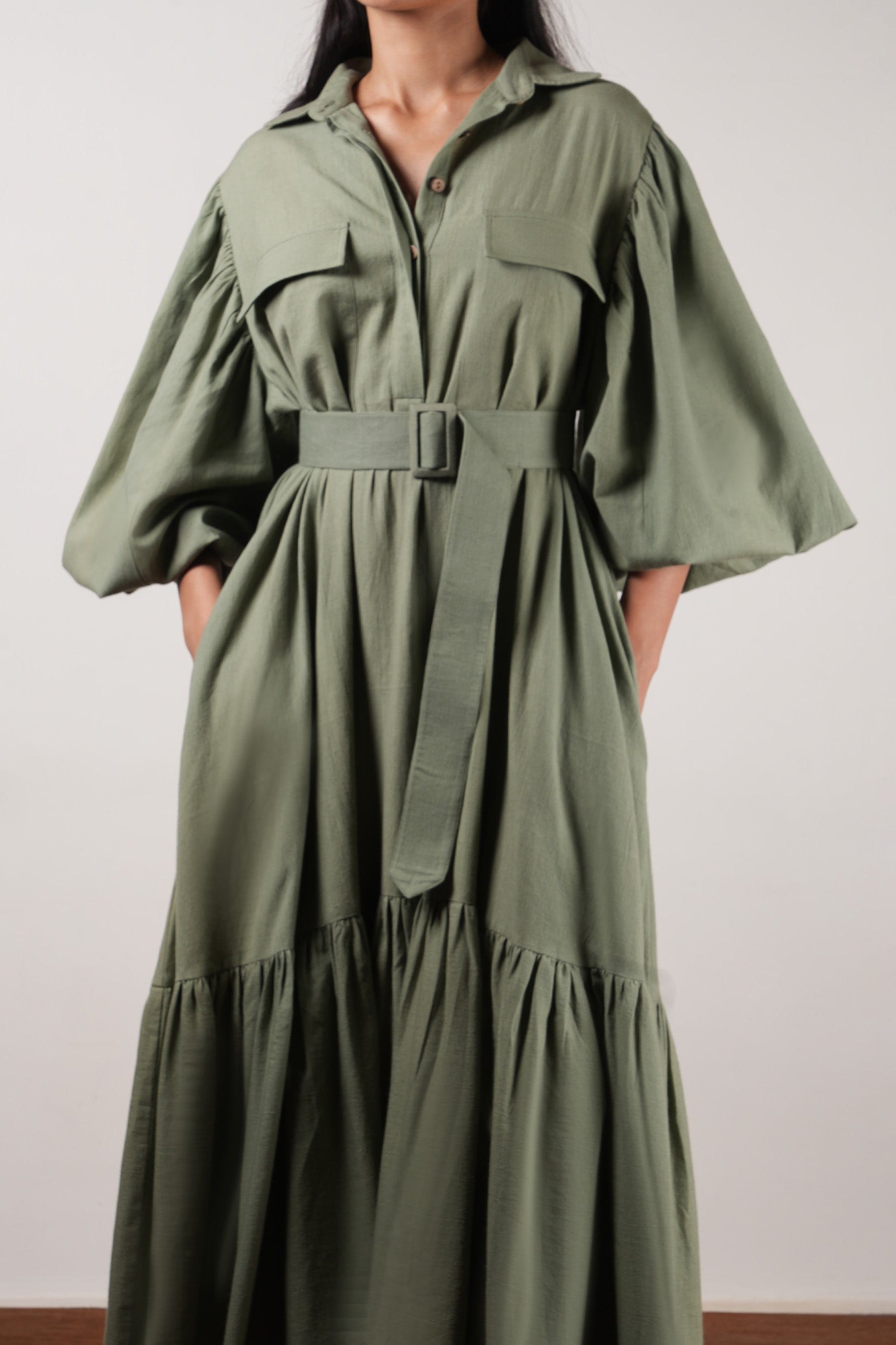Handcrafted from Handwoven Organic Cotton. Dresses for Women by Sustainable Fashion Designer Clothing Label MATI