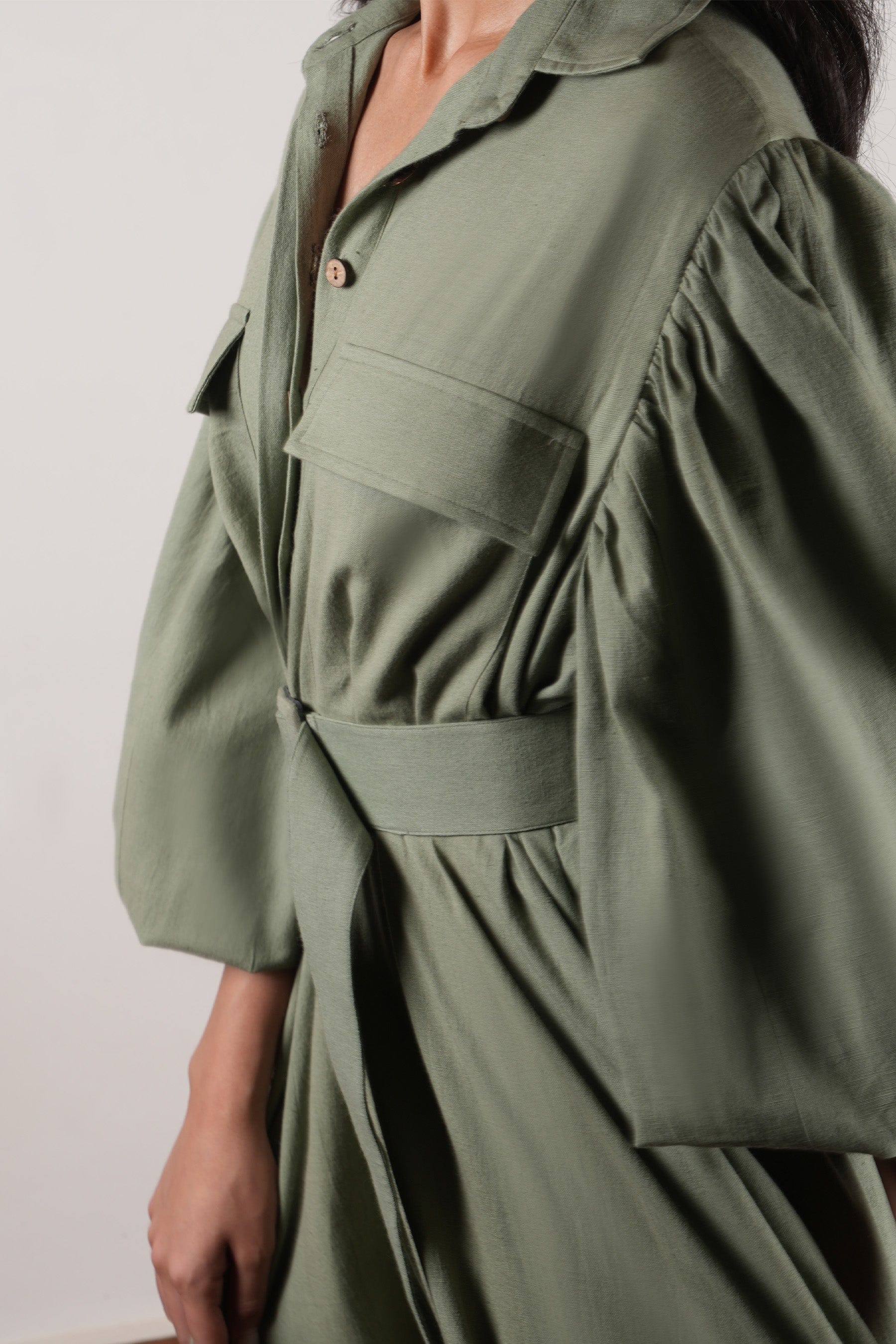Handcrafted from Handwoven Organic Cotton. Dresses for Women by Sustainable Fashion Designer Clothing Label MATI