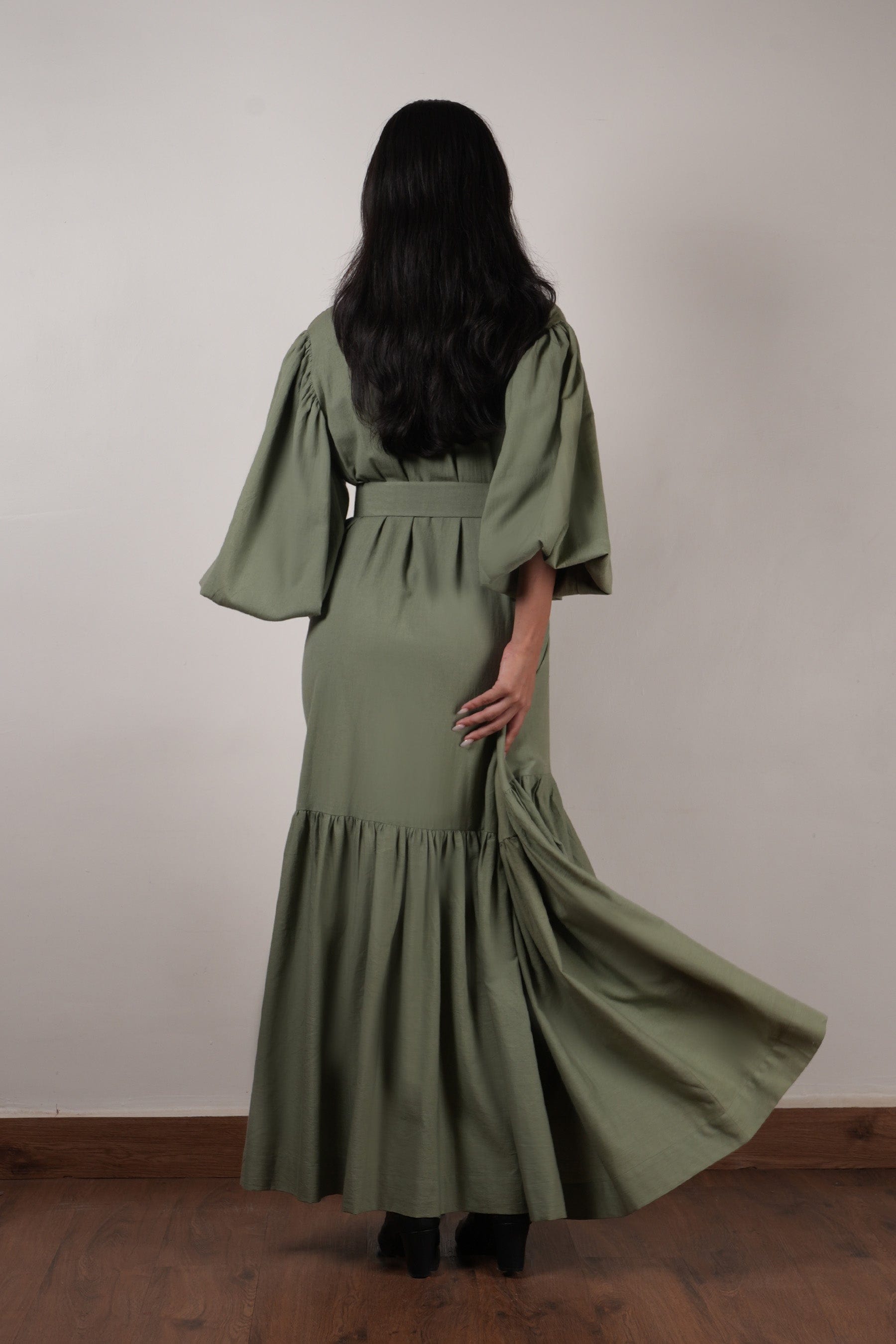 Handcrafted from Handwoven Organic Cotton. Dresses for Women by Sustainable Fashion Designer Clothing Label MATI