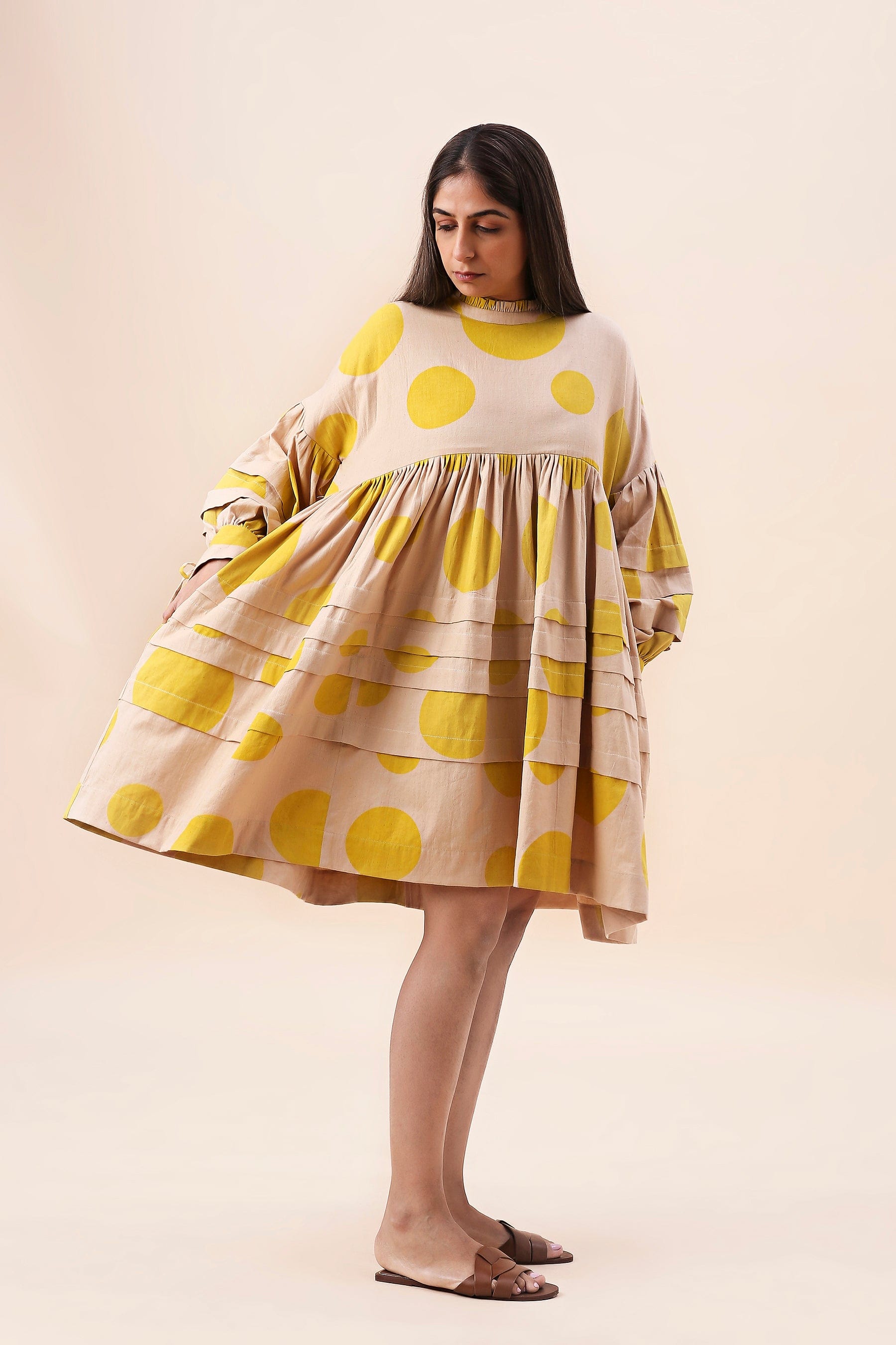 Handcrafted from Handwoven Organic Cotton. Dresses for Women by Sustainable Fashion Designer Clothing Label MATI