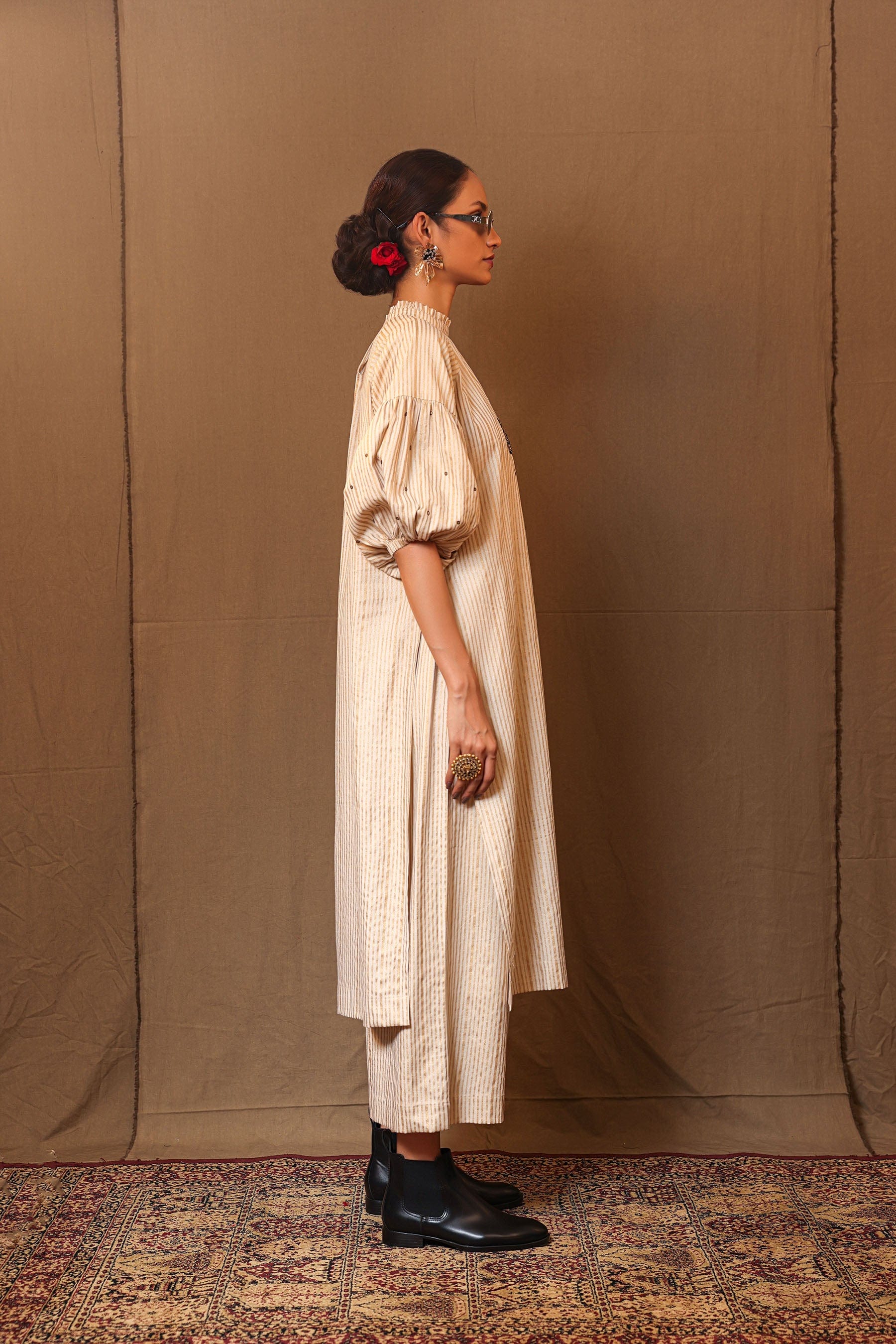 Handcrafted from Handwoven Organic Cotton. Dresses for Women by Sustainable Fashion Designer Clothing Label MATI