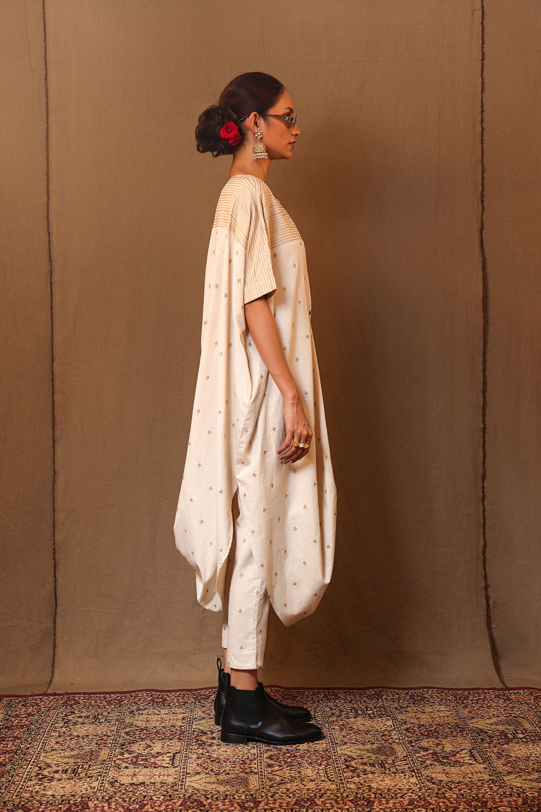 Handcrafted from Handwoven Organic Cotton. Dresses for Women by Sustainable Fashion Designer Clothing Label MATI
