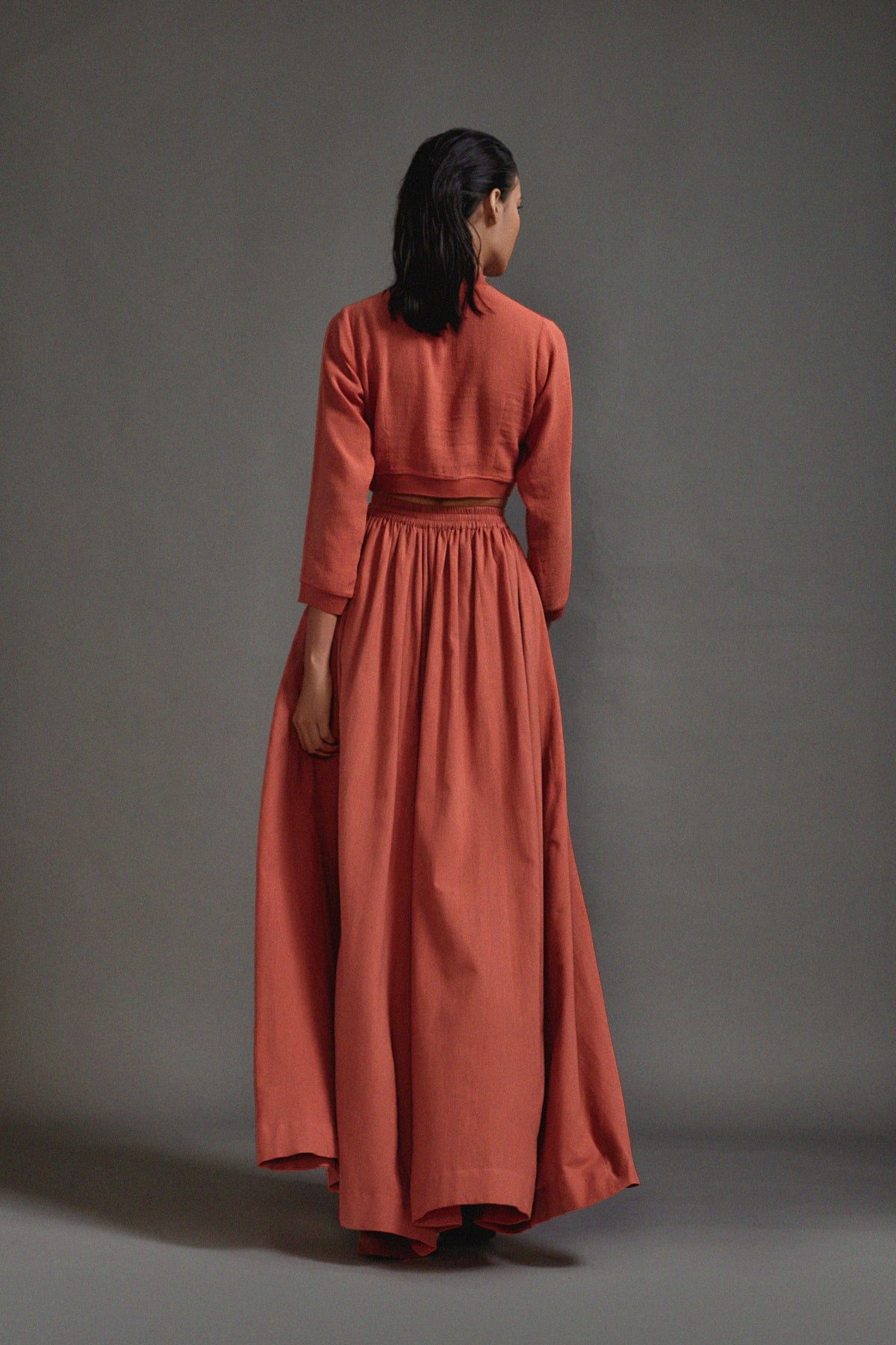 Mati Dresses Rust Cargo Skirt