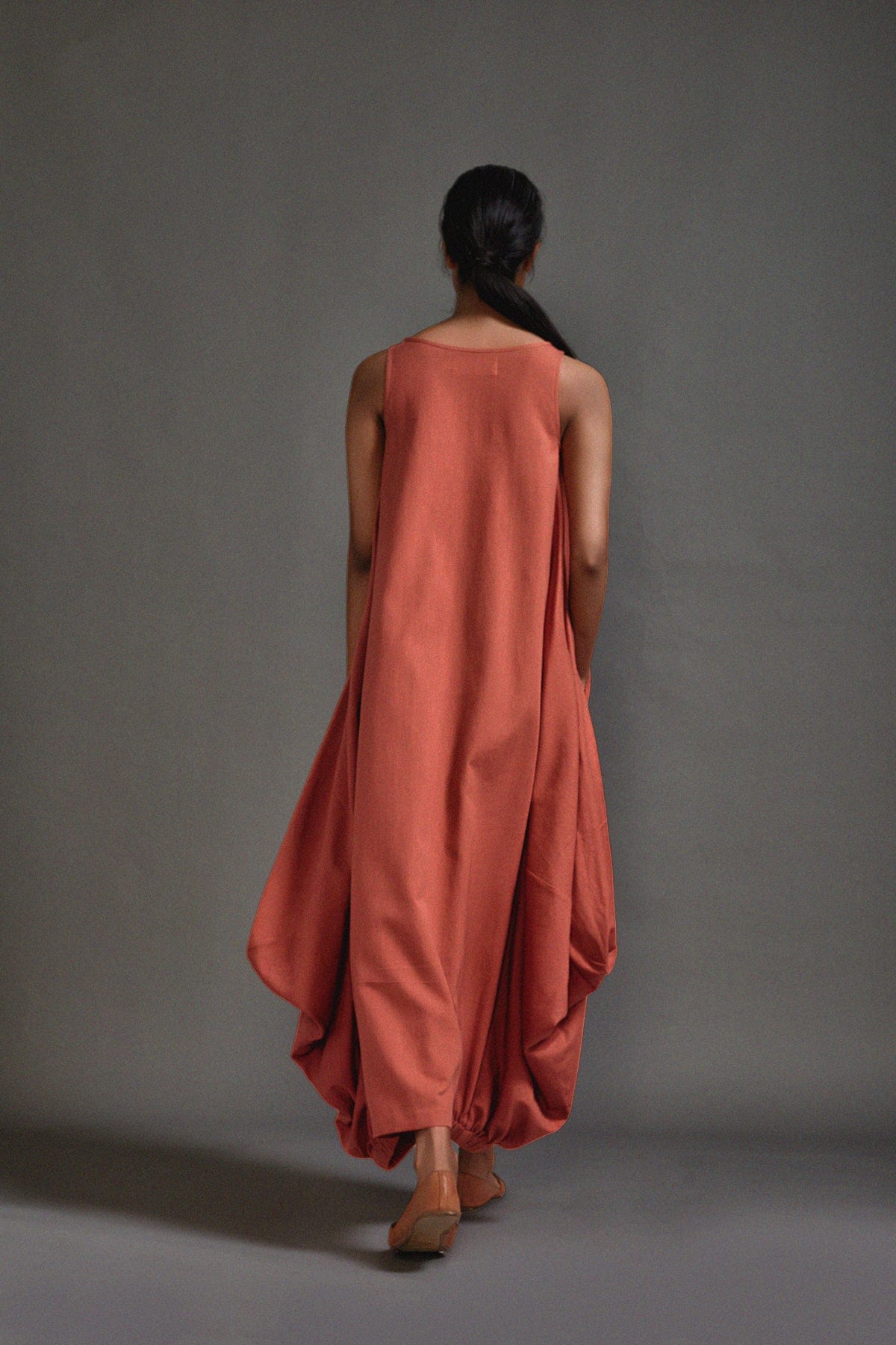 Mati Dresses Rust New Vari Aakar