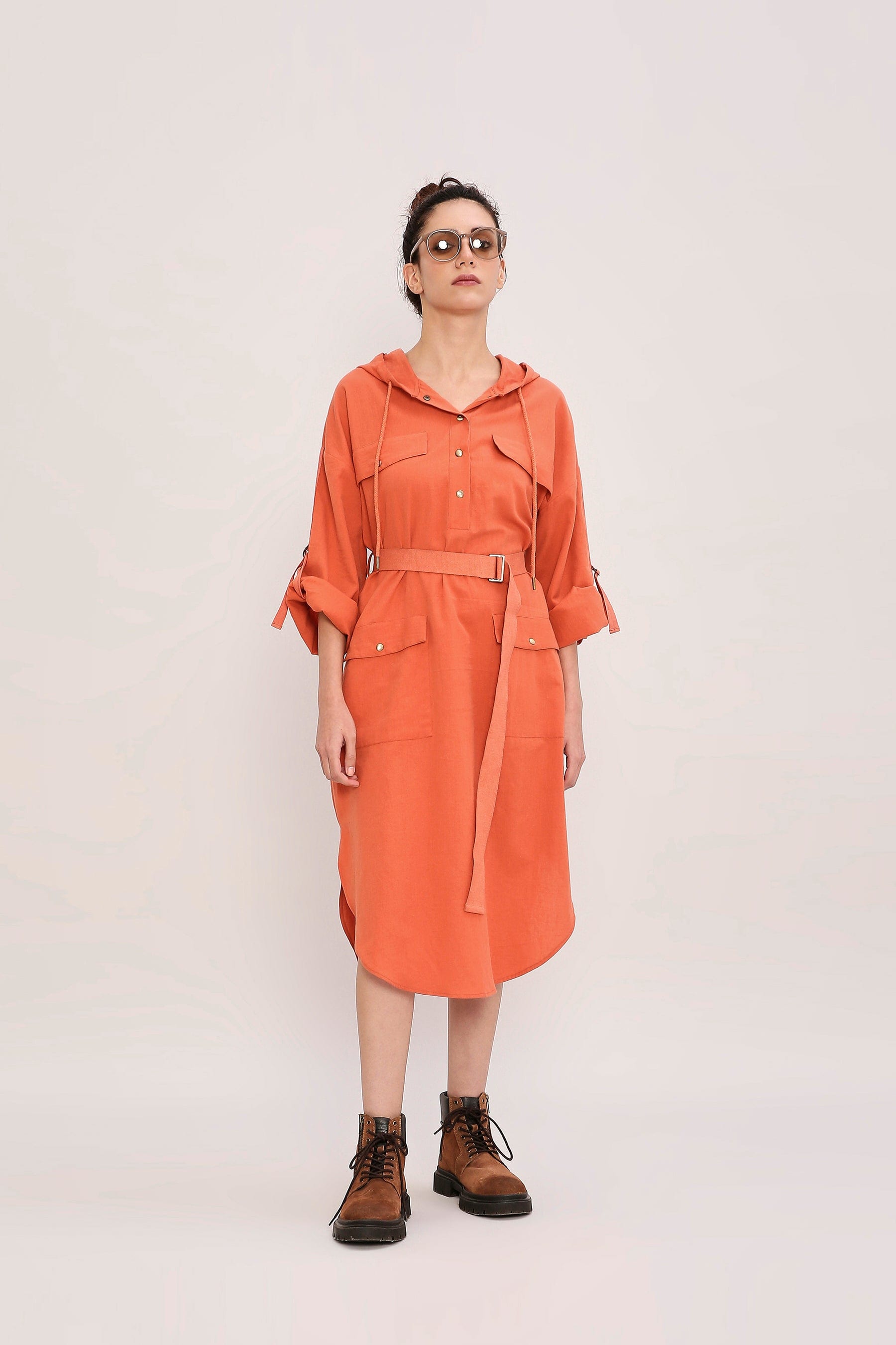 Handcrafted from Handwoven Organic Cotton. Dresses for Women by Sustainable Fashion Designer Clothing Label MATI