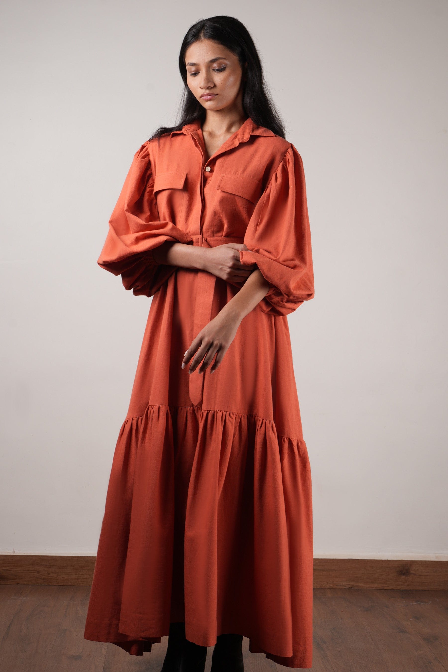 Handcrafted from Handwoven Organic Cotton. Dresses for Women by Sustainable Fashion Designer Clothing Label MATI