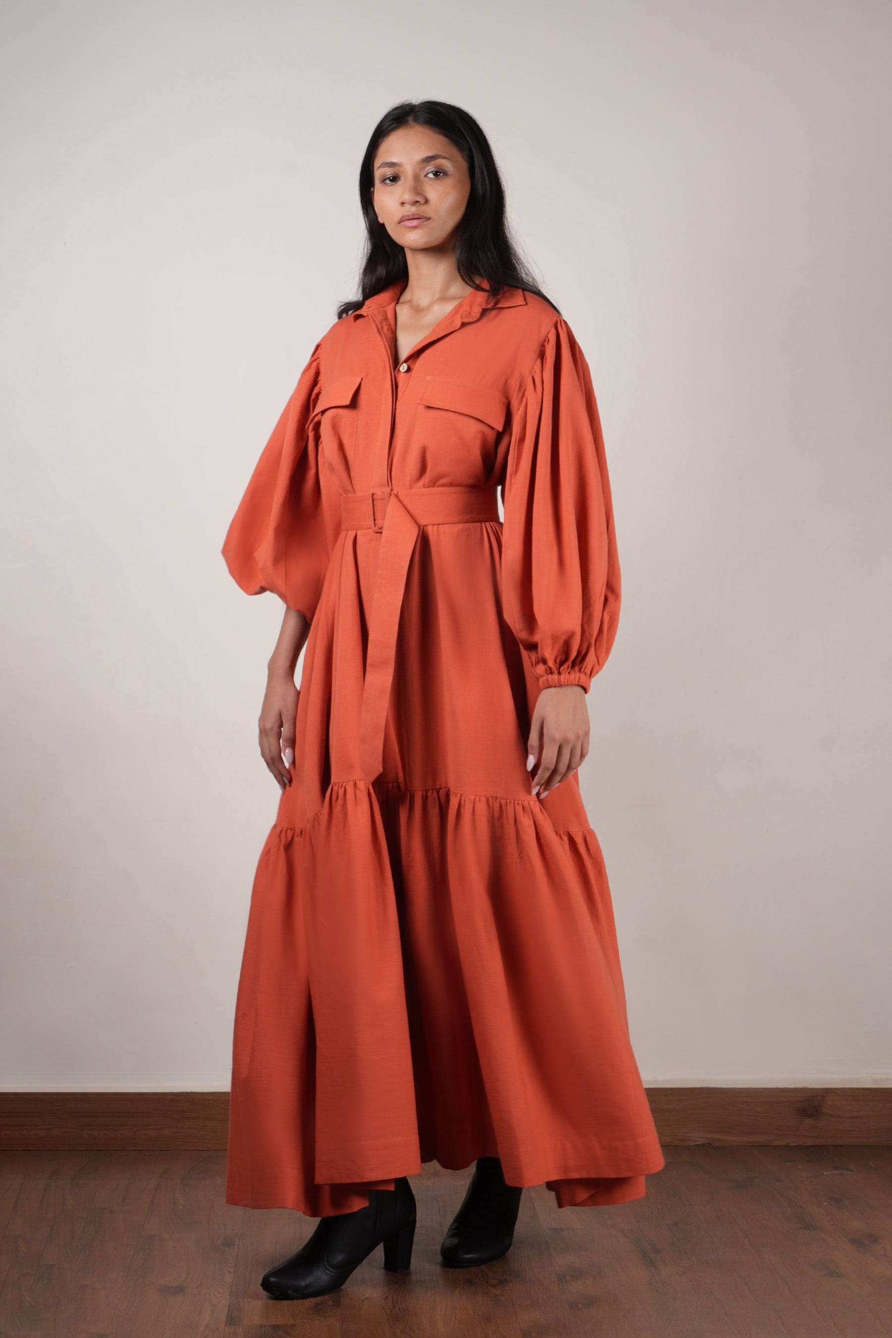 Handcrafted from Handwoven Organic Cotton. Dresses for Women by Sustainable Fashion Designer Clothing Label MATI