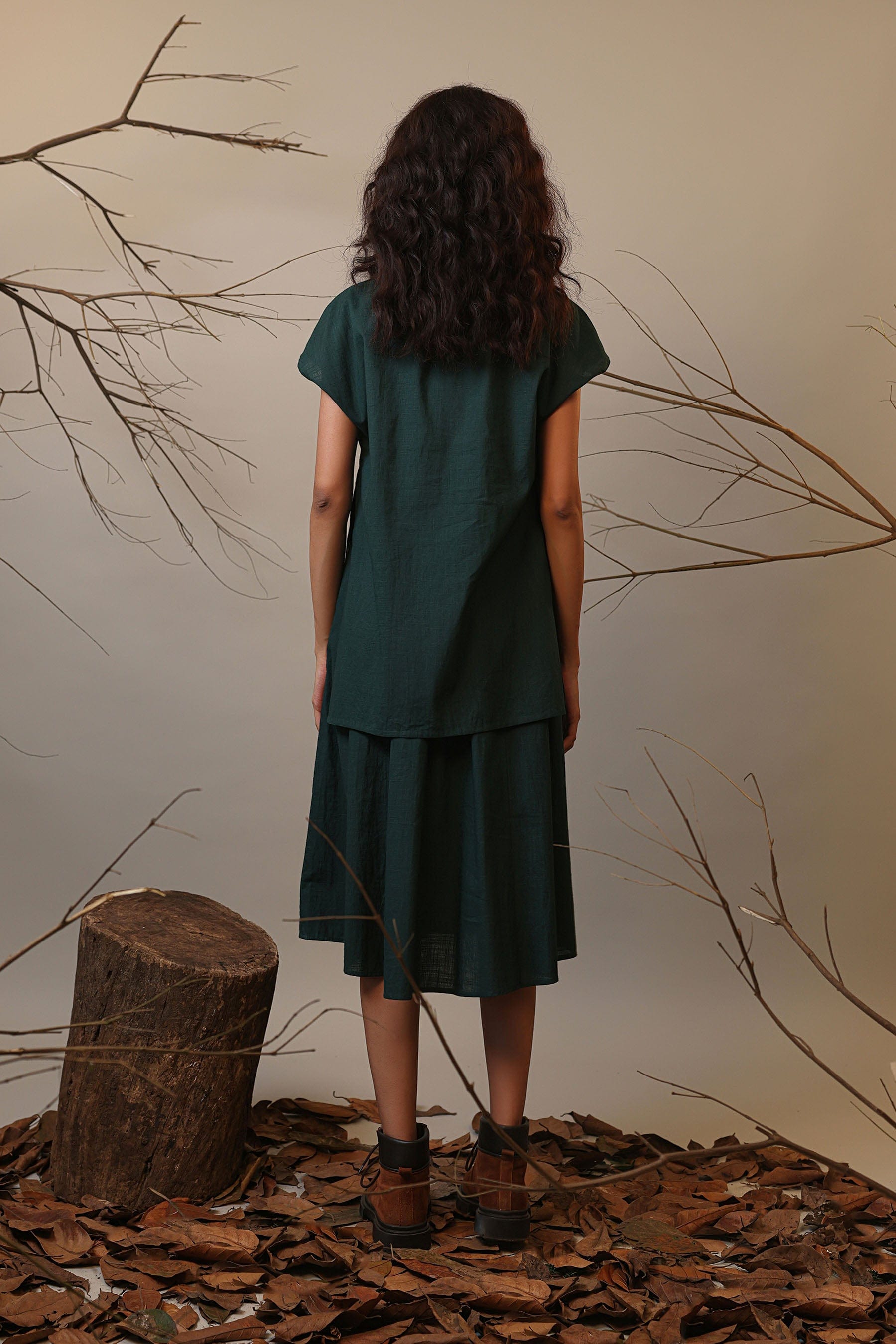 Handcrafted from Handwoven Organic Cotton. Dresses for Women by Sustainable Fashion Designer Clothing Label MATI
