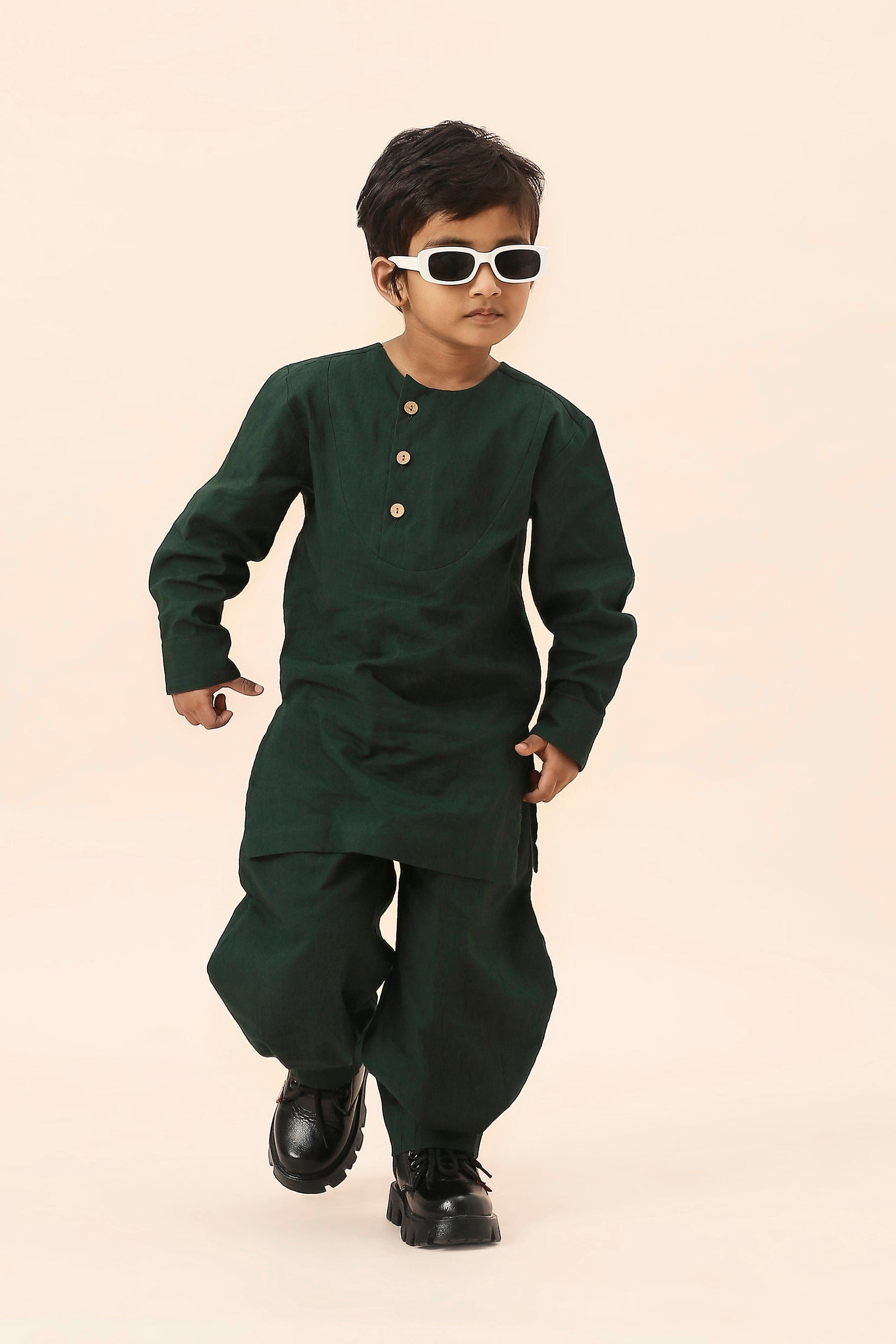 Mati Outfit Sets 0-6 months Mini MATI Boys Roots Green Co-Ord Set (2 PCS)