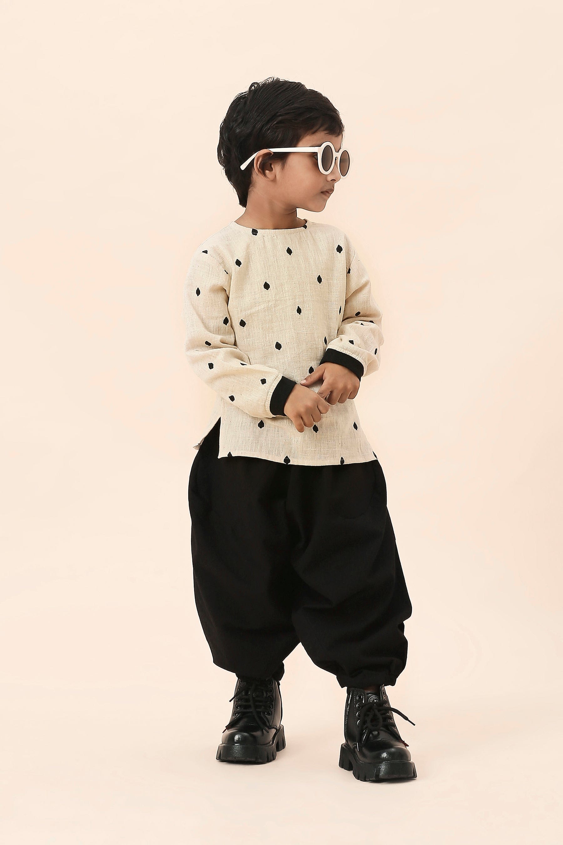 Mati Outfit Sets 0-6 months Mini MATI Boys Spade Short Kurta & Baggy Set (2 PCS)