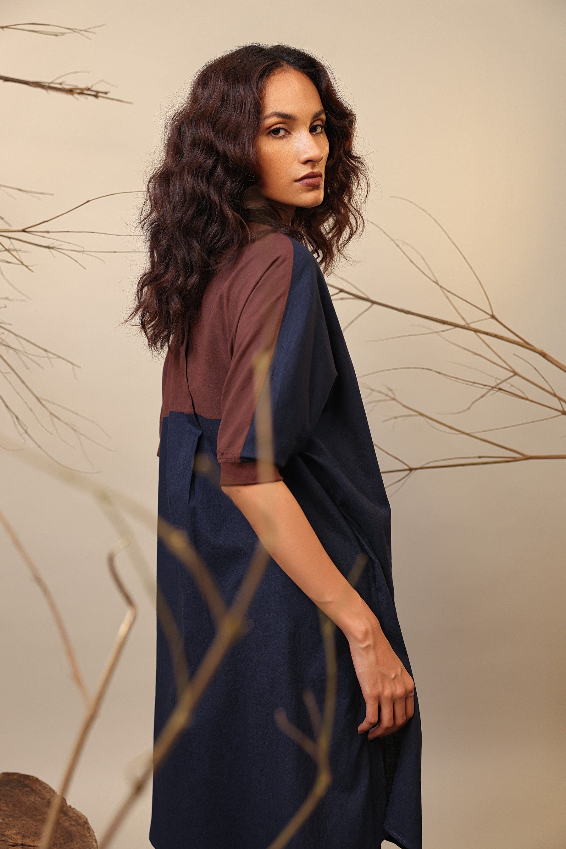 Handcrafted from Handwoven Organic Cotton. Dresses for Women by Sustainable Fashion Designer Clothing Label MATI
