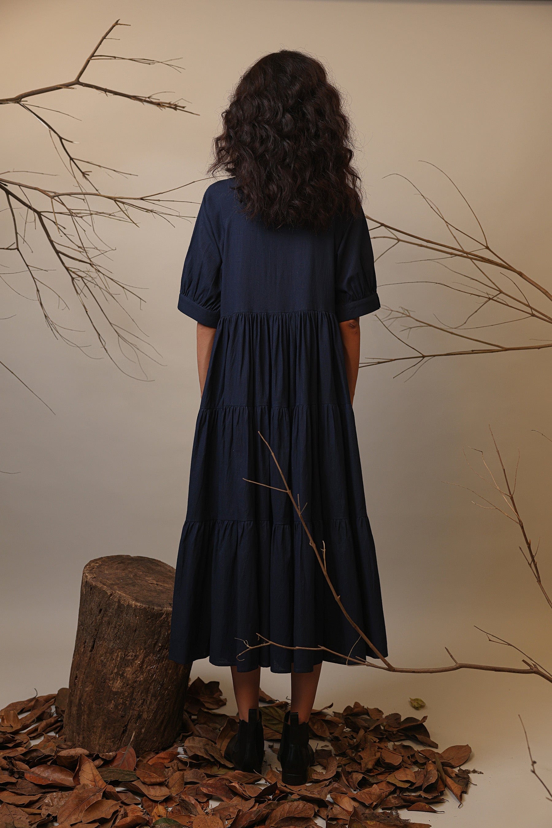Handcrafted from Handwoven Organic Cotton. Dresses for Women by Sustainable Fashion Designer Clothing Label MATI
