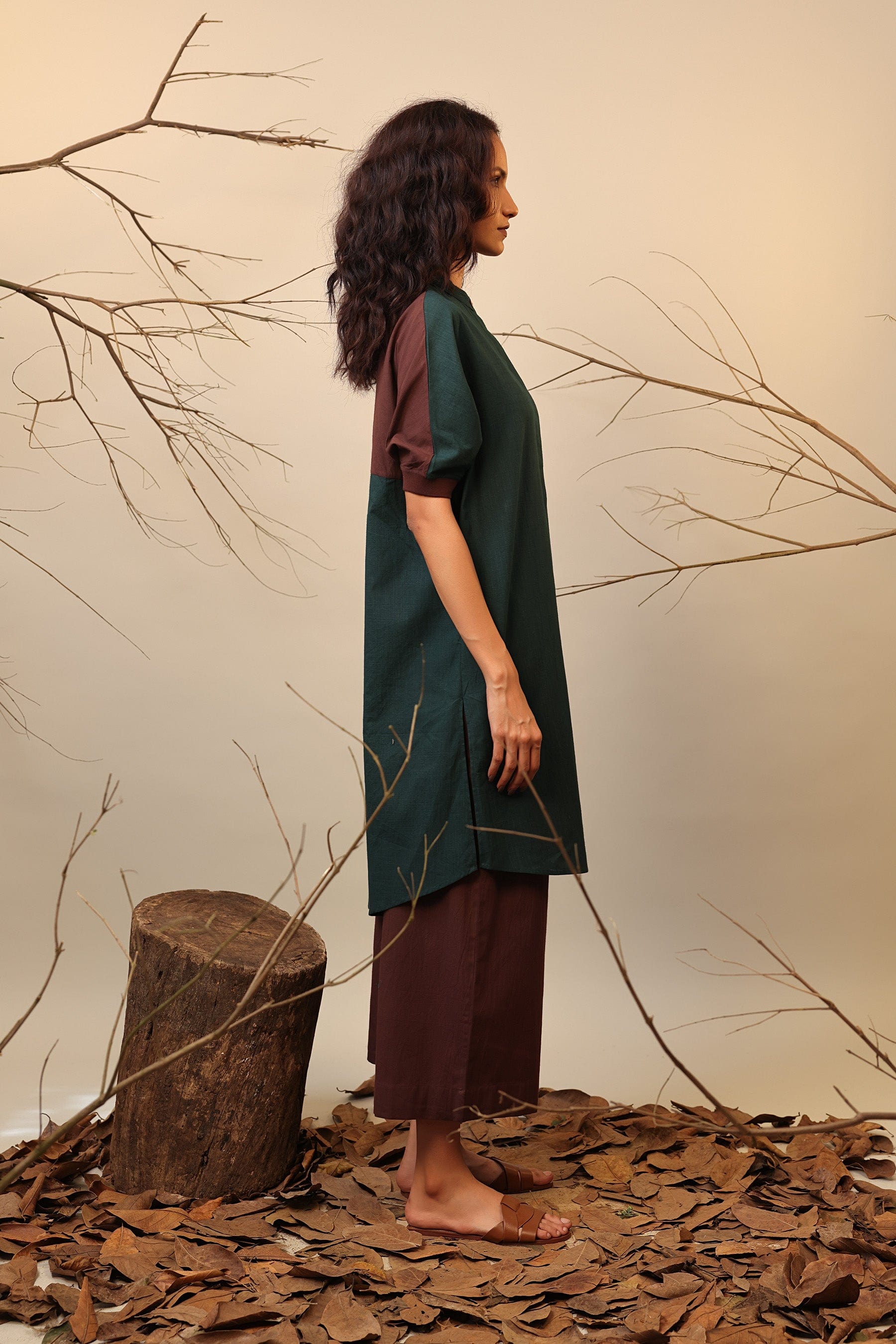 Handcrafted from Handwoven Organic Cotton. Dresses for Women by Sustainable Fashion Designer Clothing Label MATI