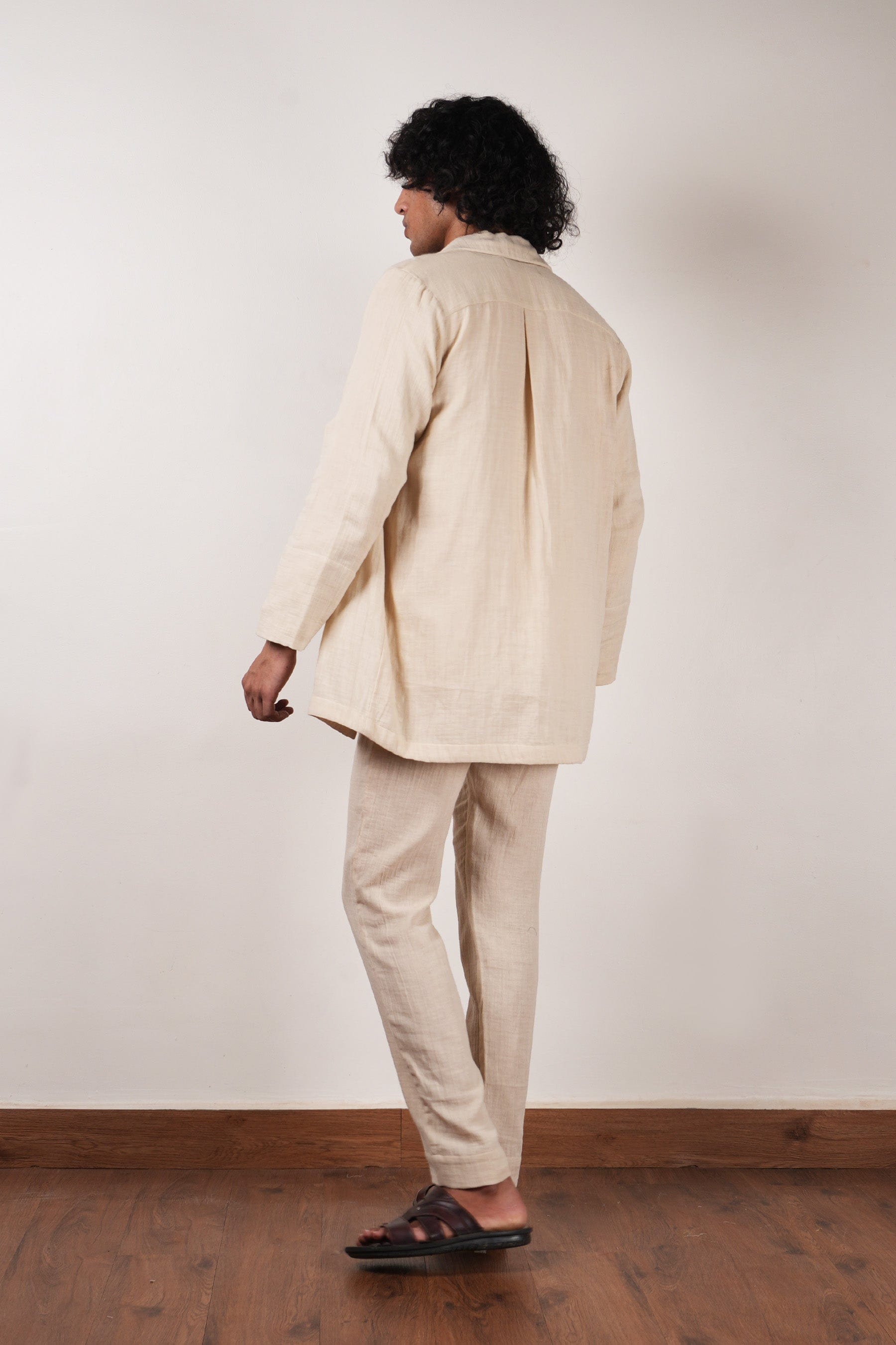 Mati Outfit Sets Men's Cream Crush T-Shirt, Pants & Jacket Set (3 PCS)