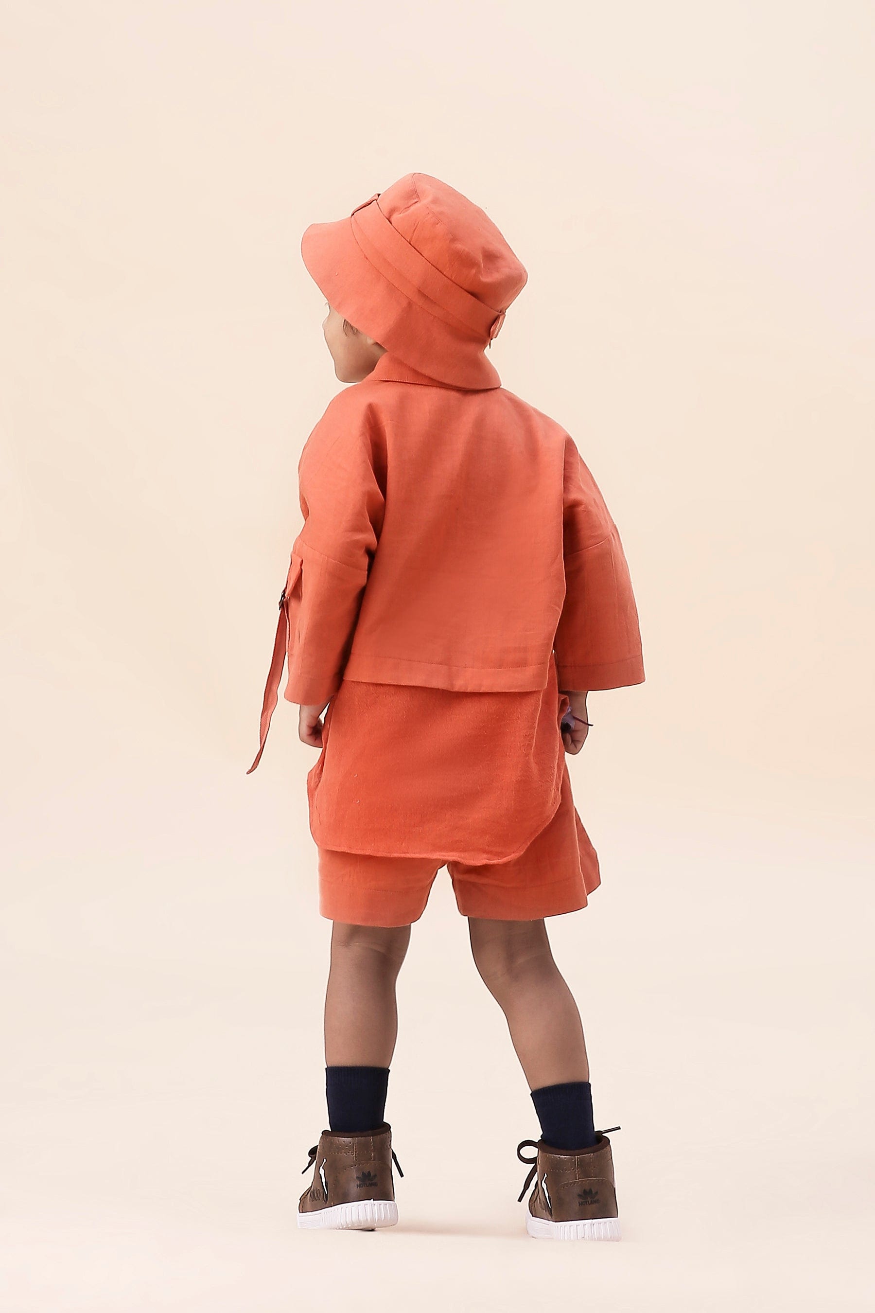 Mati Outfit Sets Mini MATI Boy's Rust Oversized Co-ord Set (2 PCS)