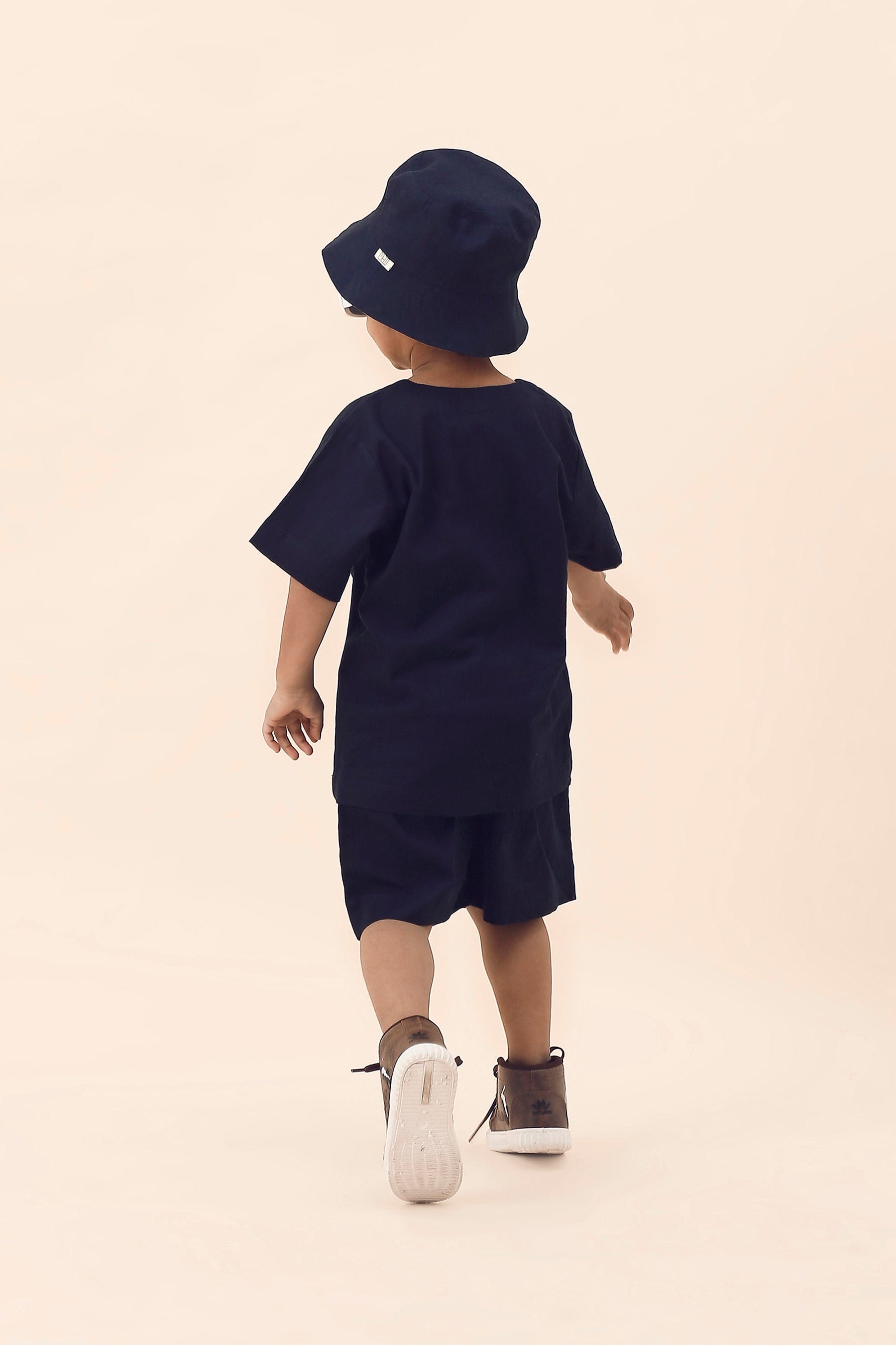 Mati Outfit Sets Mini MATI Boys Blue Overlap Co-ord Set (2 PCS)