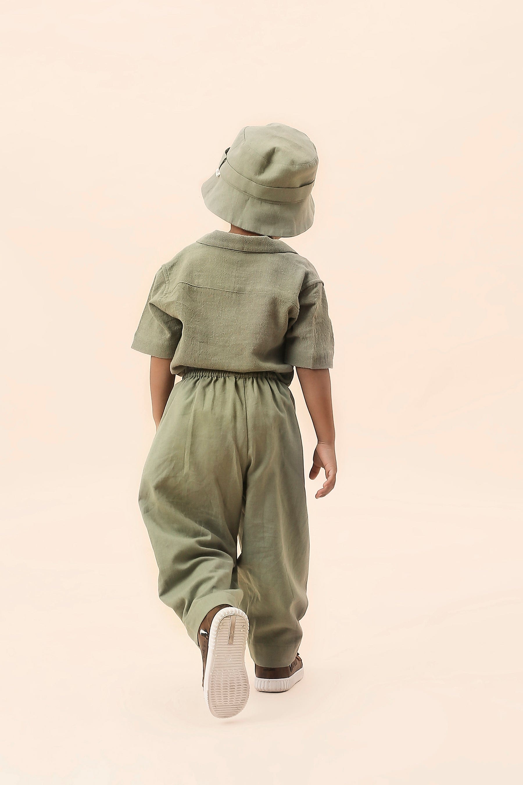 Mati Outfit Sets Mini MATI Boys Green Cuban Co-ord Set (2 PCS)