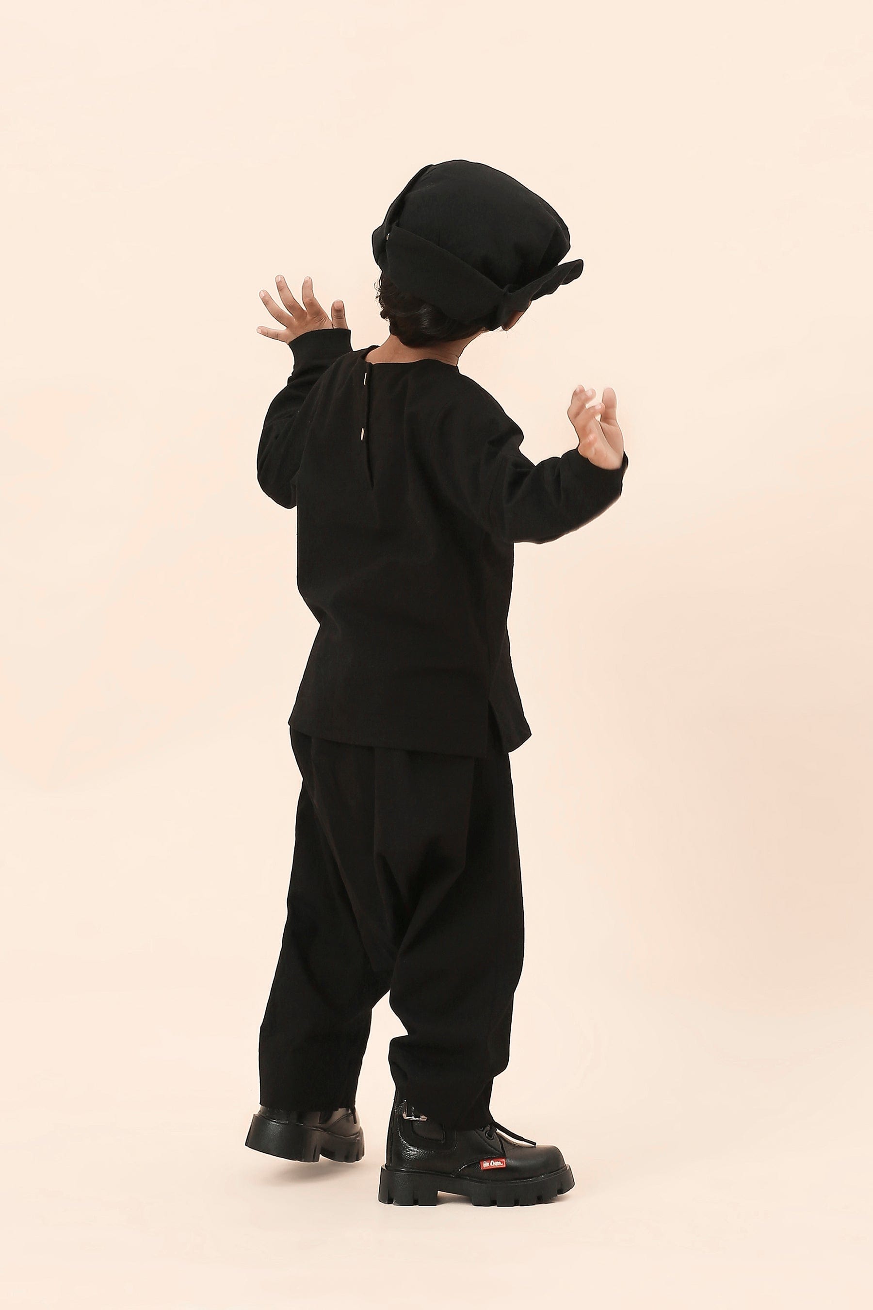 Mati Outfit Sets Mini MATI Boys Raasta T-shirt & DC Black Co-Ord Set (2 PCS)