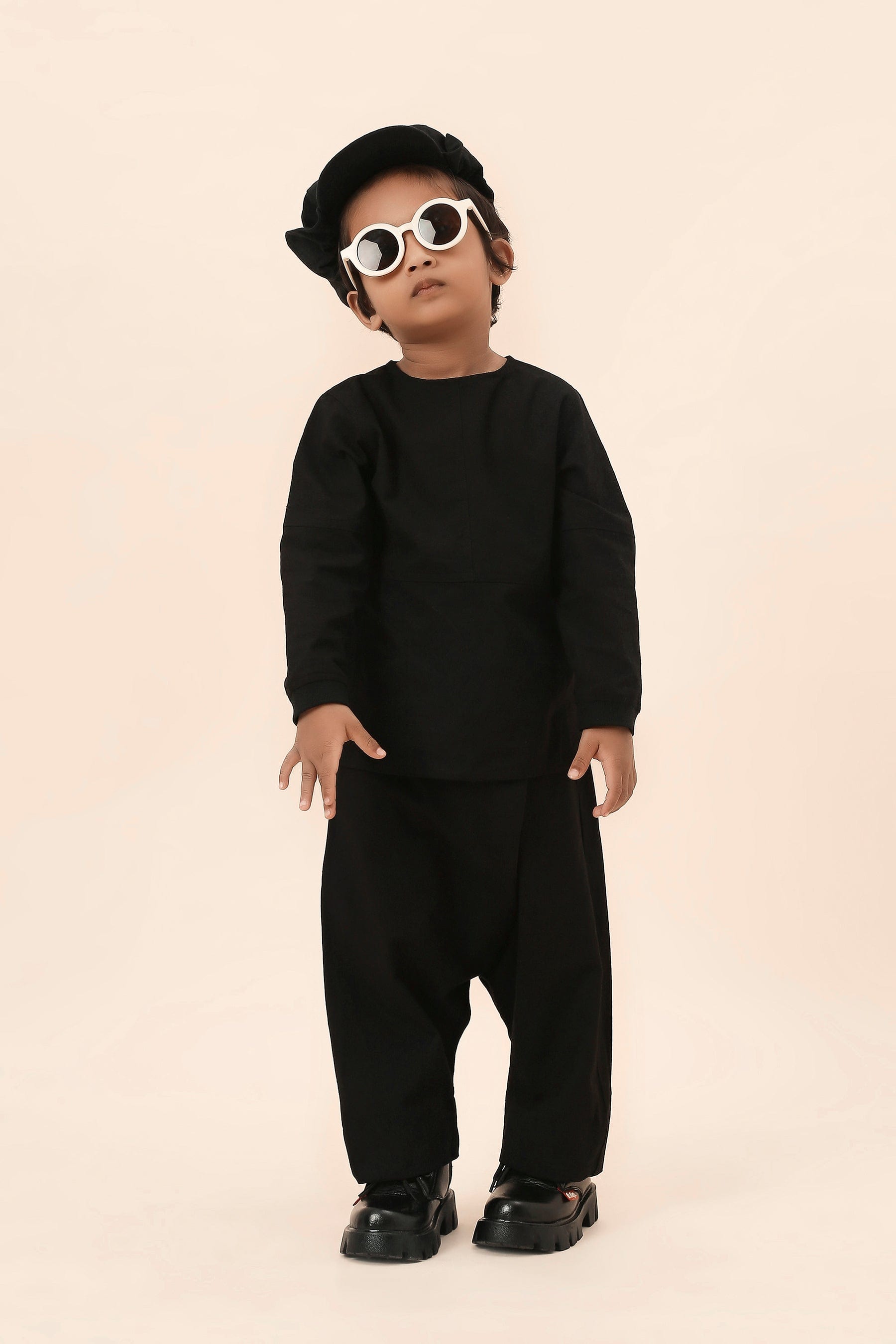 Mati Outfit Sets Mini MATI Boys Raasta T-shirt & DC Black Co-Ord Set (2 PCS)