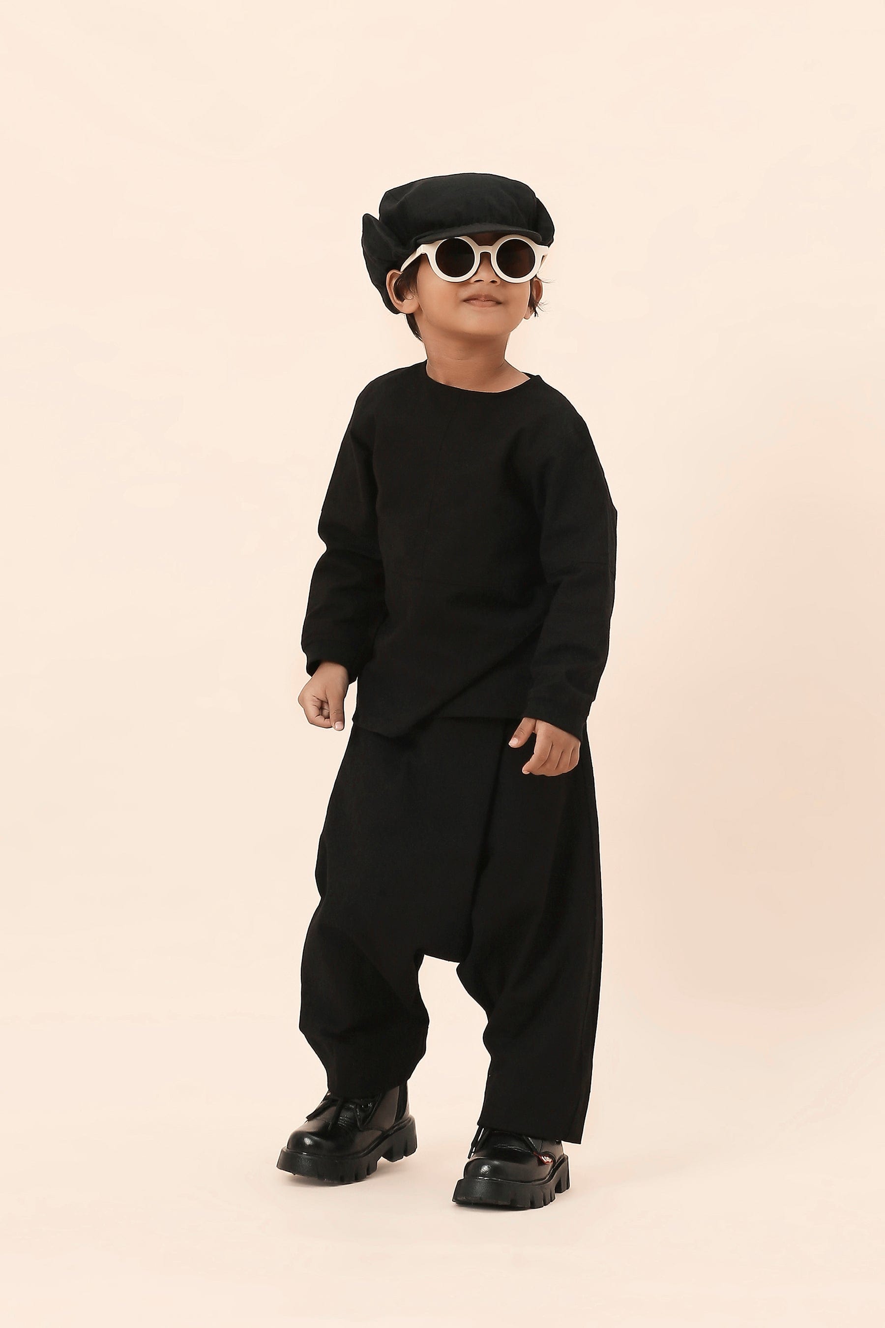 Mati Outfit Sets Mini MATI Boys Raasta T-shirt & DC Black Co-Ord Set (2 PCS)