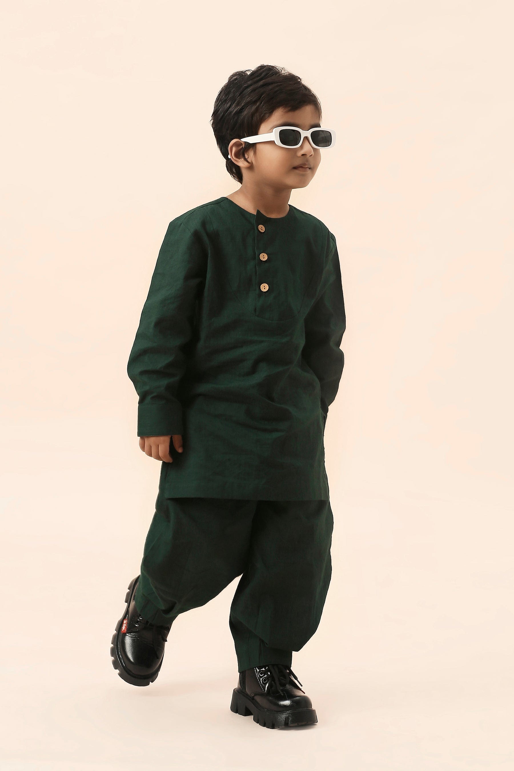 Mati Outfit Sets Mini MATI Boys Roots Green Co-Ord Set (2 PCS)