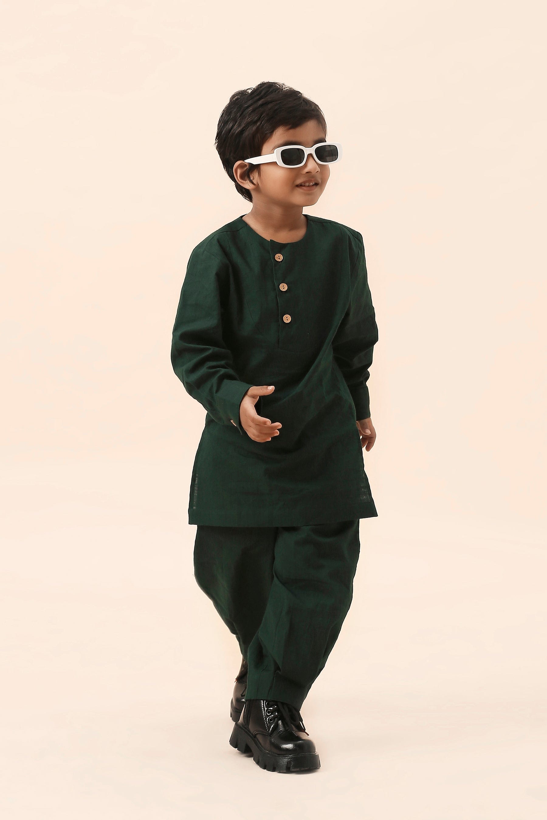 Mati Outfit Sets Mini MATI Boys Roots Green Co-Ord Set (2 PCS)