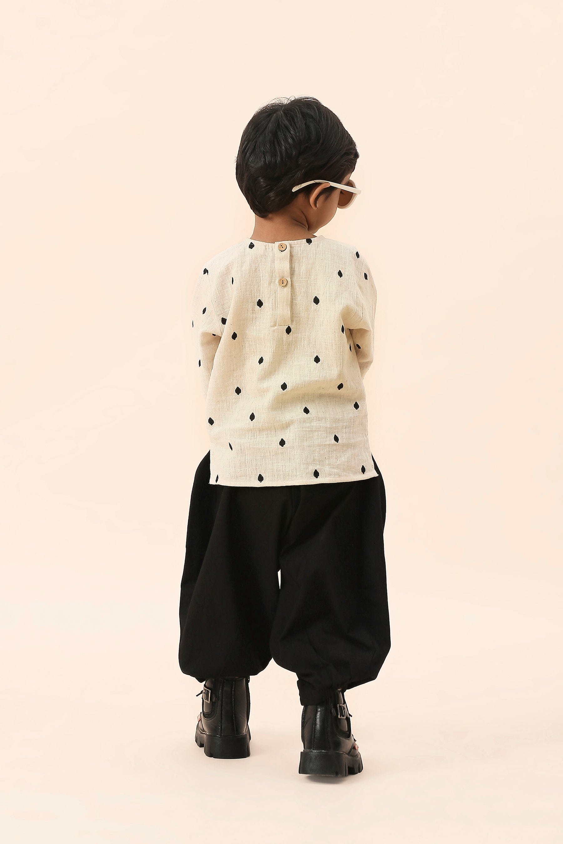 Mati Outfit Sets Mini MATI Boys Spade Short Kurta & Baggy Set (2 PCS)