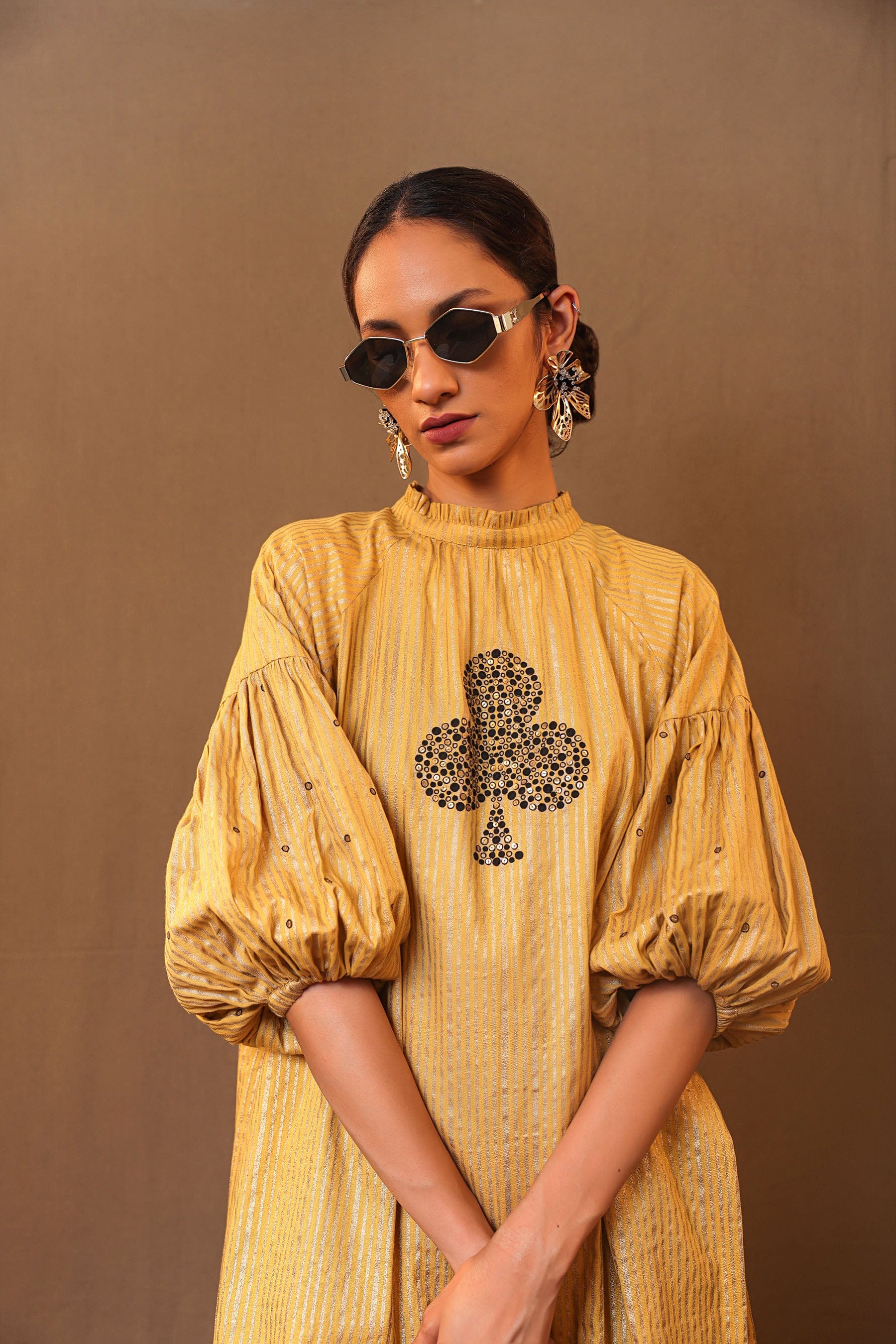 Handcrafted from Handwoven Organic Cotton. Co-ord Sets for Women by Sustainable Fashion Designer Clothing Label MATI