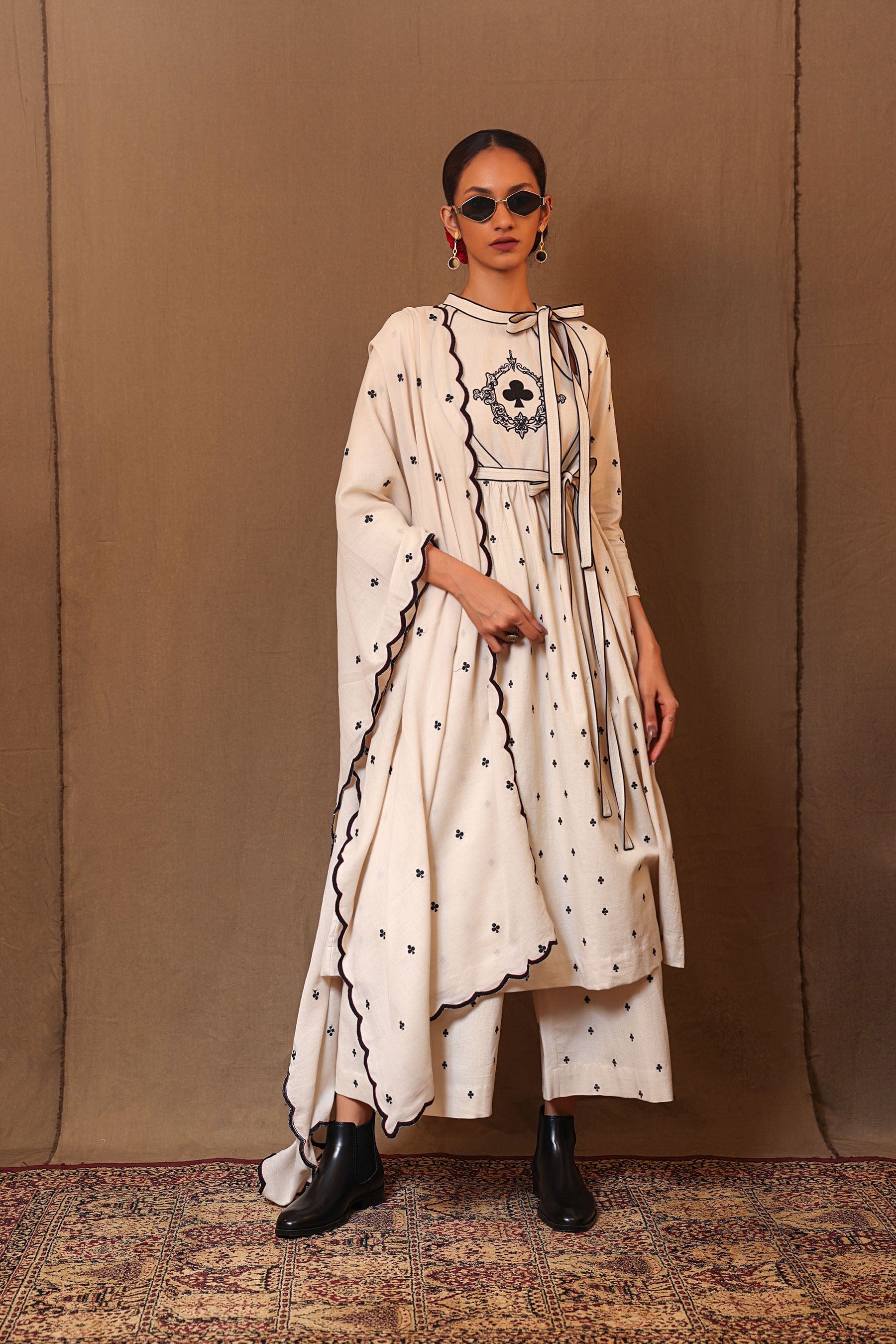 Handcrafted from Handwoven Organic Cotton. Co-ord Sets for Women by Sustainable Fashion Designer Clothing Label MATI