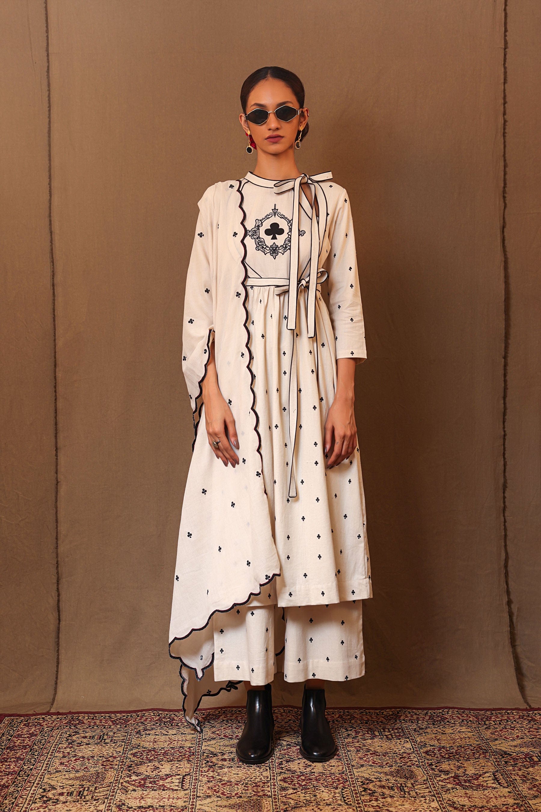 Handcrafted from Handwoven Organic Cotton. Co-ord Sets for Women by Sustainable Fashion Designer Clothing Label MATI