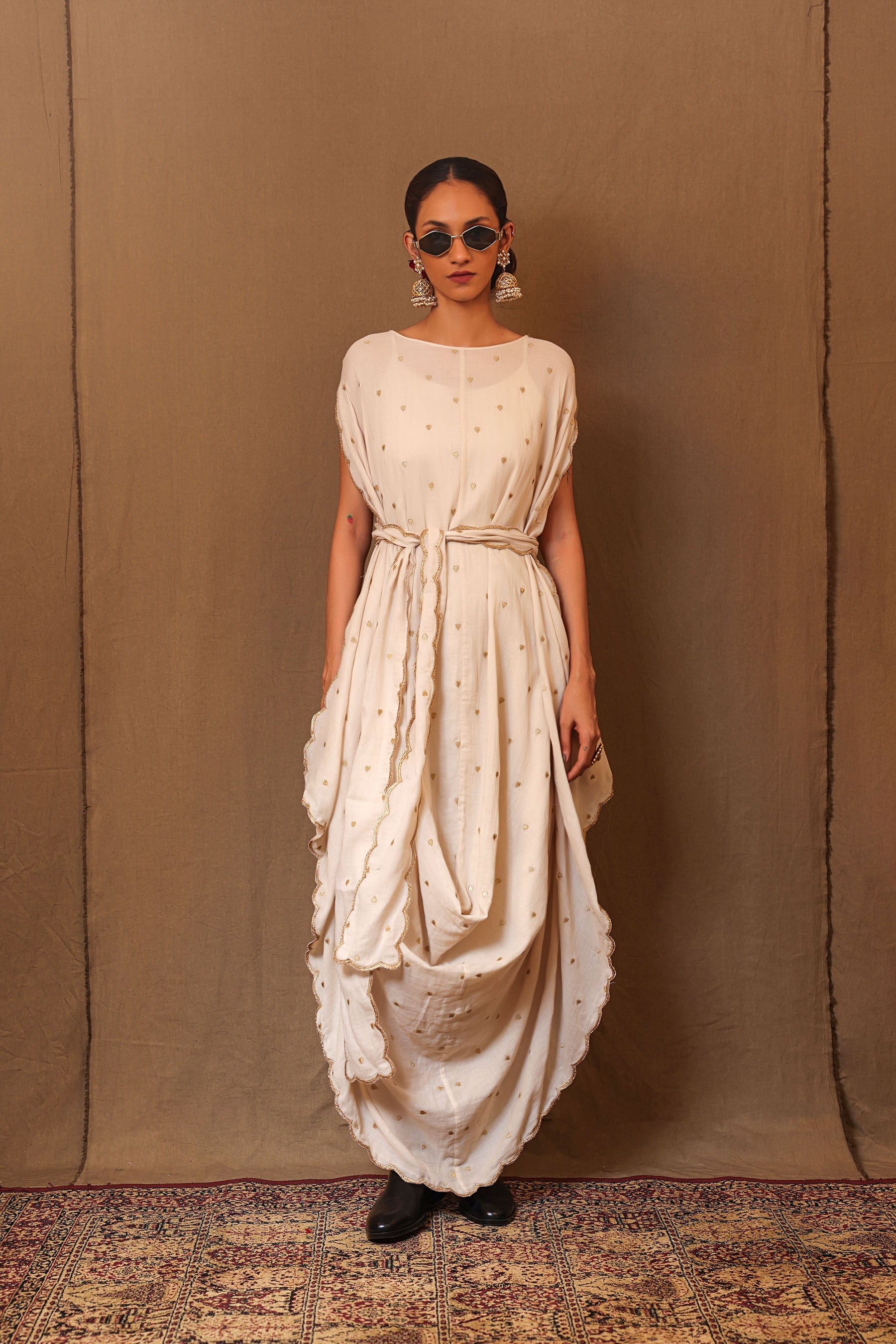 Handcrafted from Handwoven Organic Cotton. Dresses for Women by Sustainable Fashion Designer Clothing Label MATI