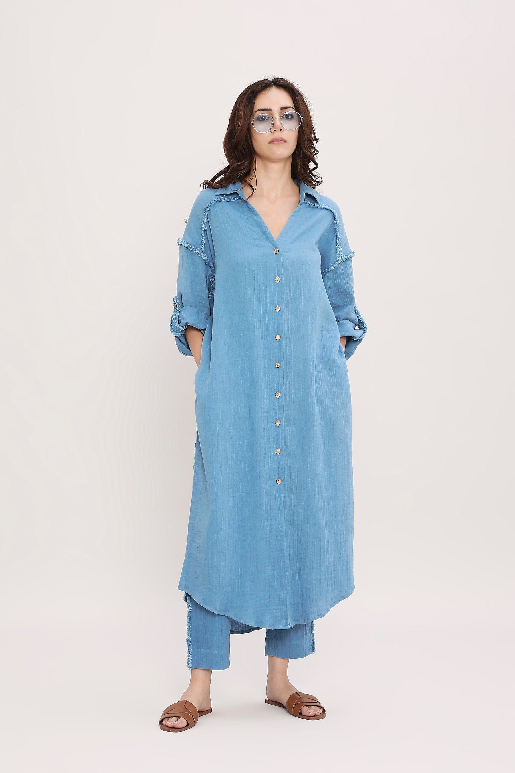 Handcrafted from Handwoven Organic Cotton. Dresses for Women by Sustainable Fashion Designer Clothing Label MATI