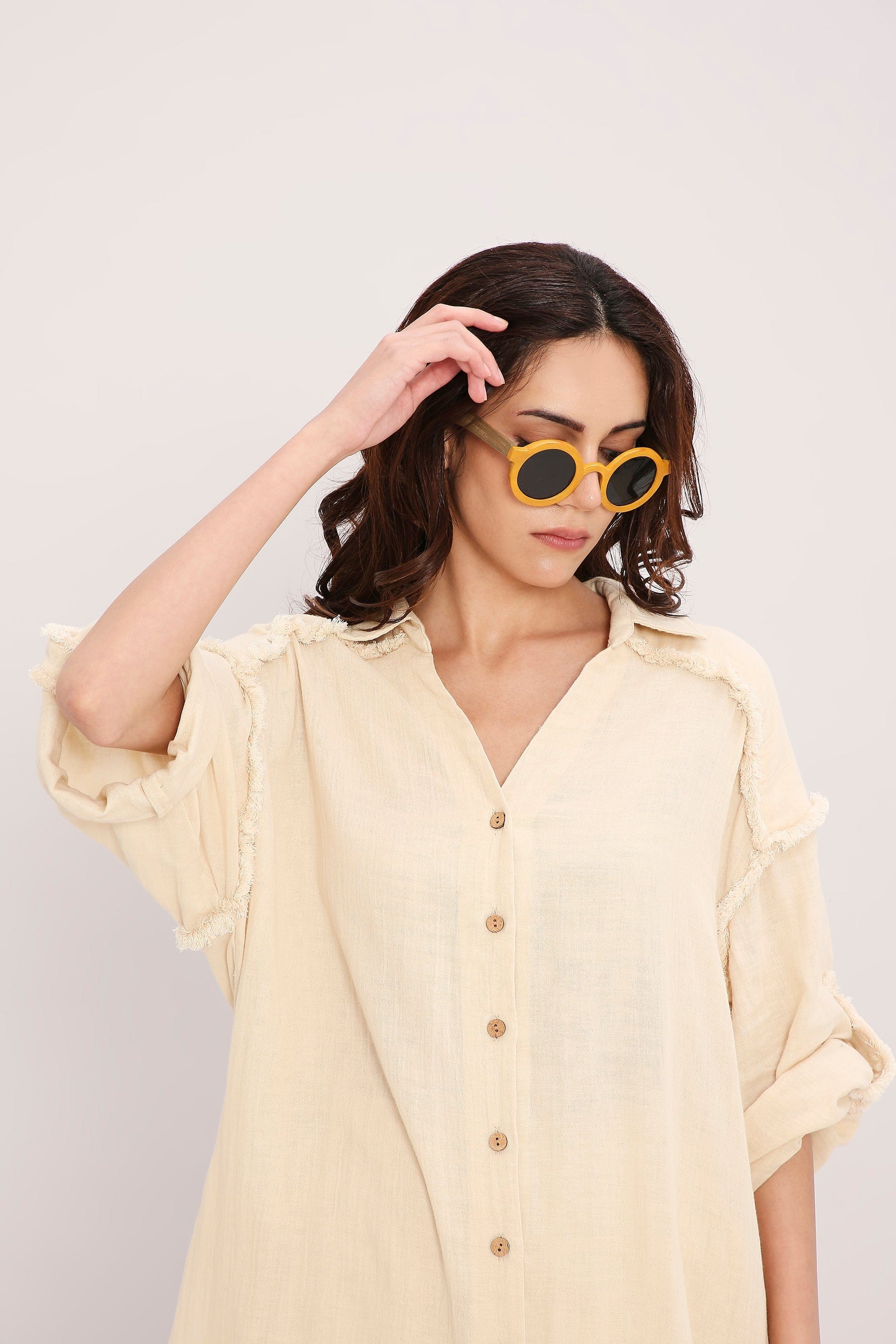 Handcrafted from Handwoven Organic Cotton. Dresses for Women by Sustainable Fashion Designer Clothing Label MATI