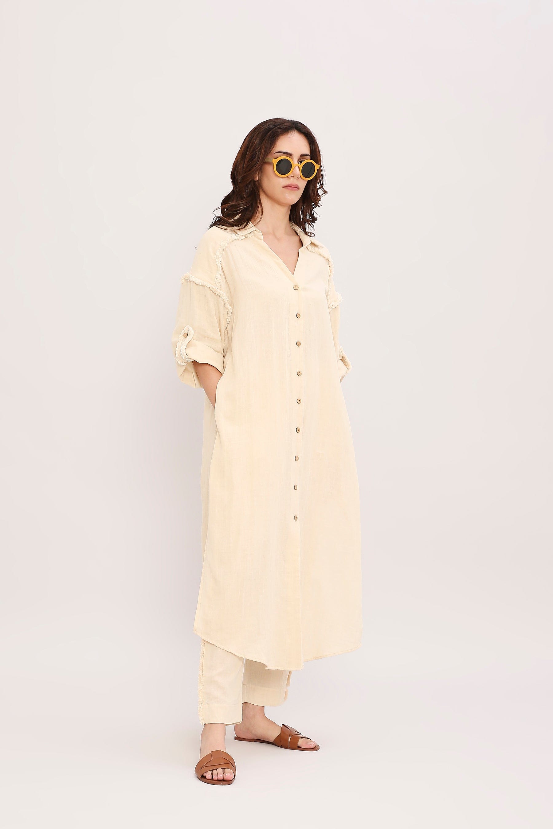 Handcrafted from Handwoven Organic Cotton. Dresses for Women by Sustainable Fashion Designer Clothing Label MATI