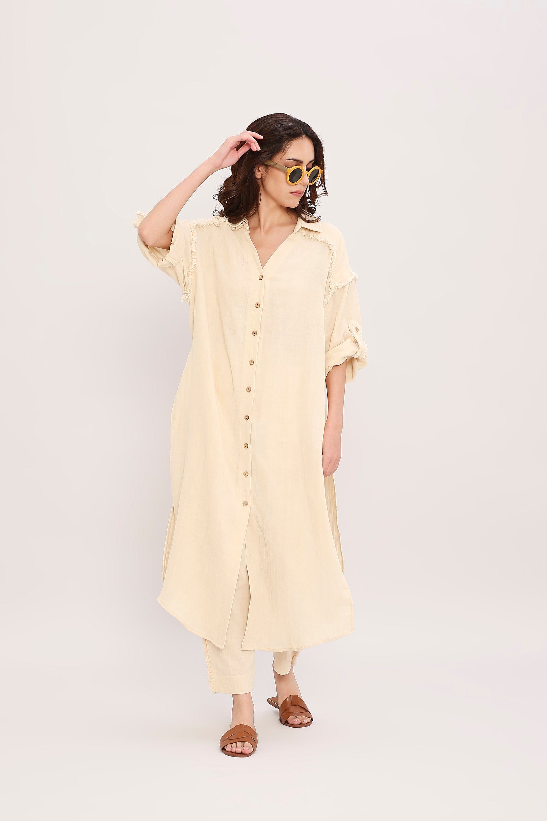 Handcrafted from Handwoven Organic Cotton. Dresses for Women by Sustainable Fashion Designer Clothing Label MATI