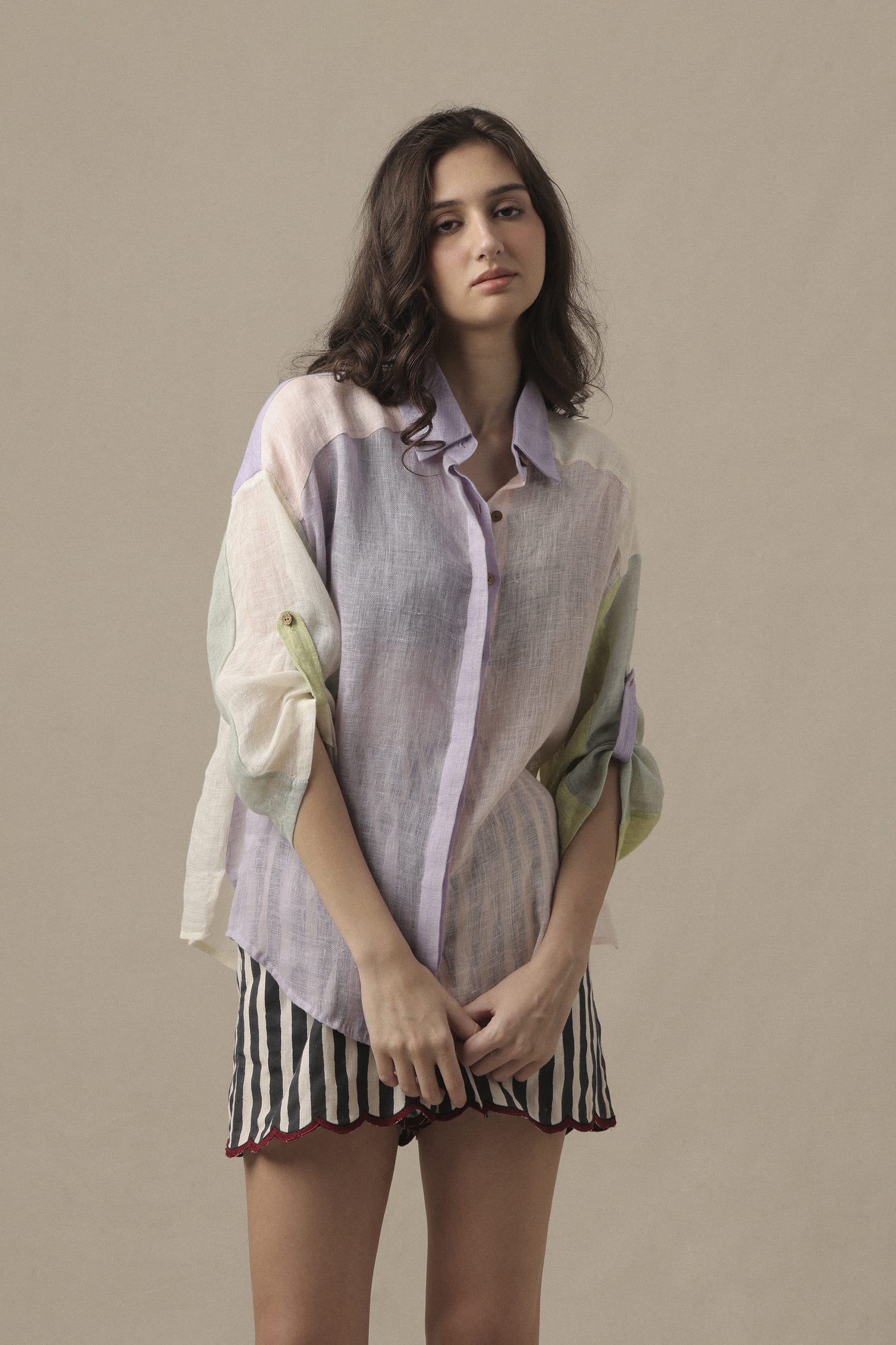 Mati Shirts & Tops Linen Poker Shirt