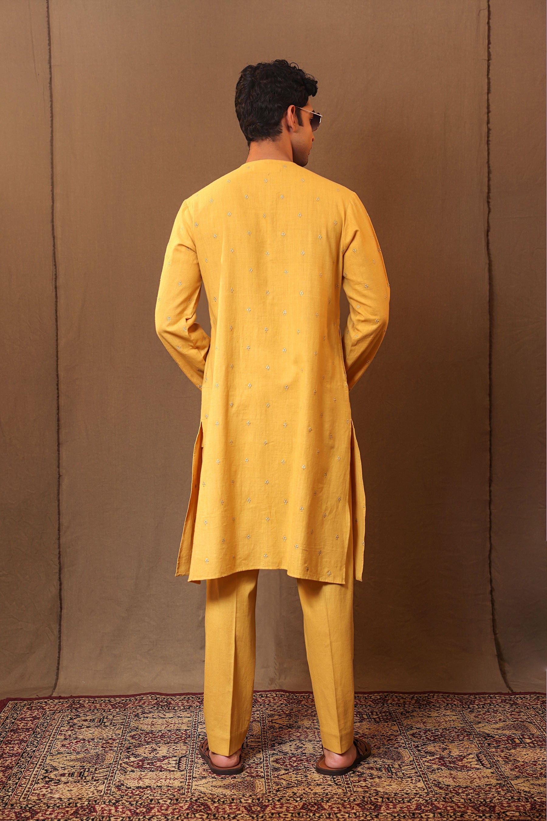 Handcrafted from Handwoven Organic Cotton. Kurtas for Men by Sustainable Fashion Designer Clothing Label MATI