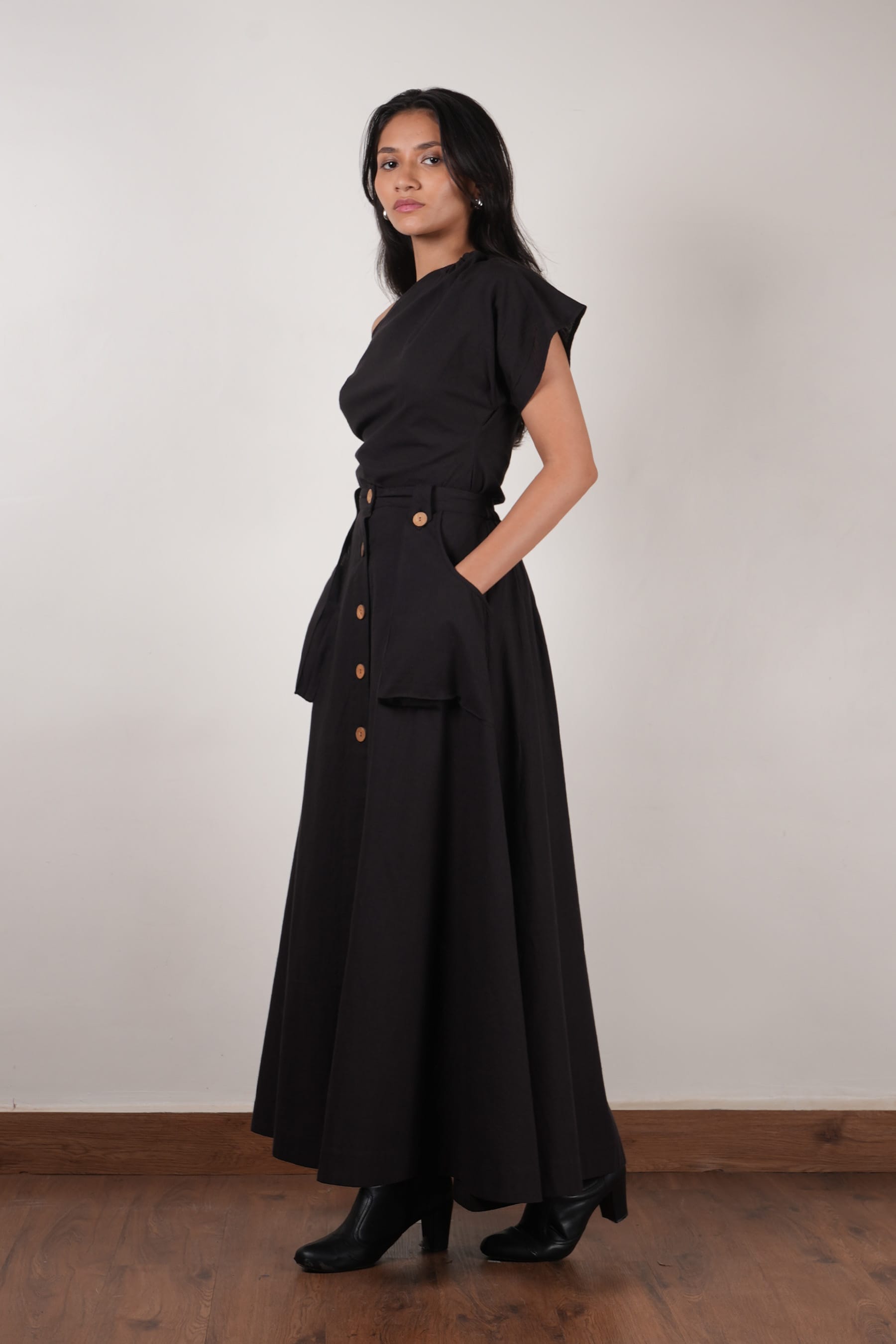 Mati skirts Safari Pocket Skirt-Black