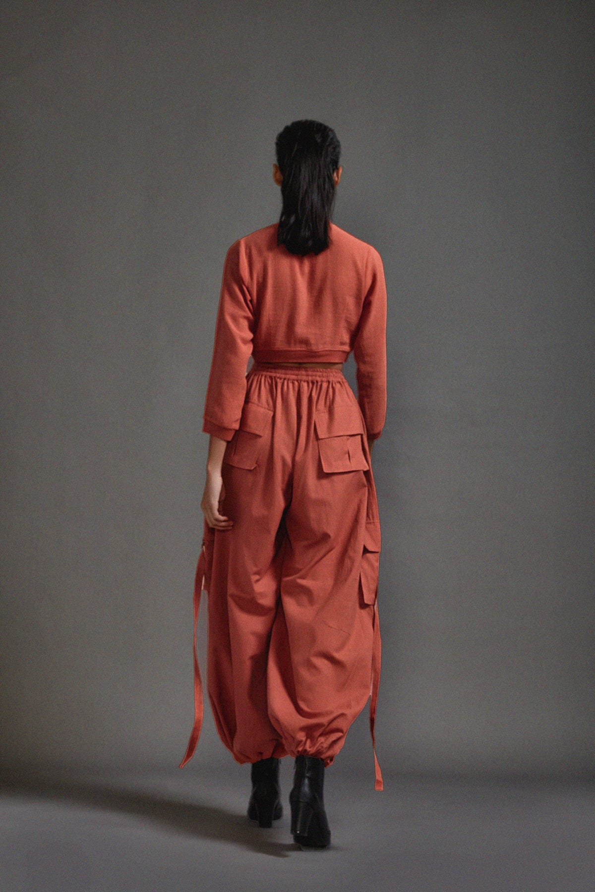 Mati TOPS Rust Safari Crop Top