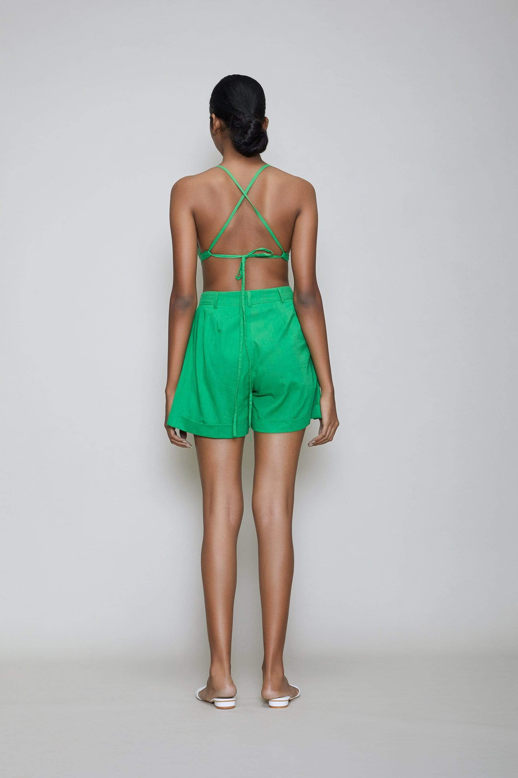 Mati BOTTOMS Mati PL Shorts - Green